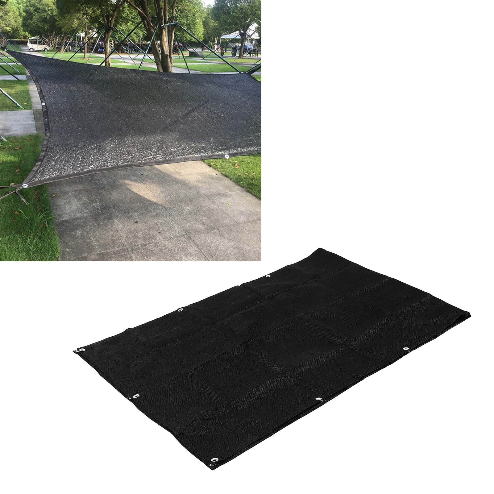 3x0.9m/9.84x2.95ft Black Balcony Privacy Screen Cover Garden Windscreen Mesh view 11