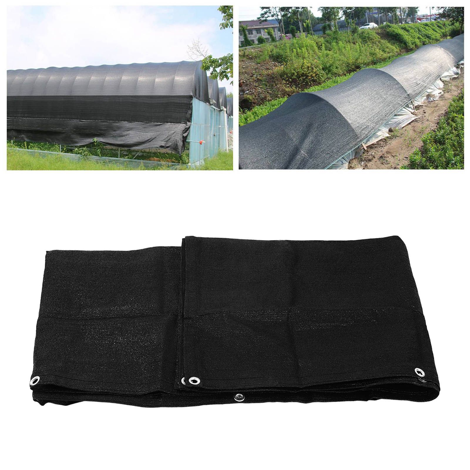 3x0.9m/9.84x2.95ft Black Balcony Privacy Screen Cover Garden Windscreen Mesh view 12
