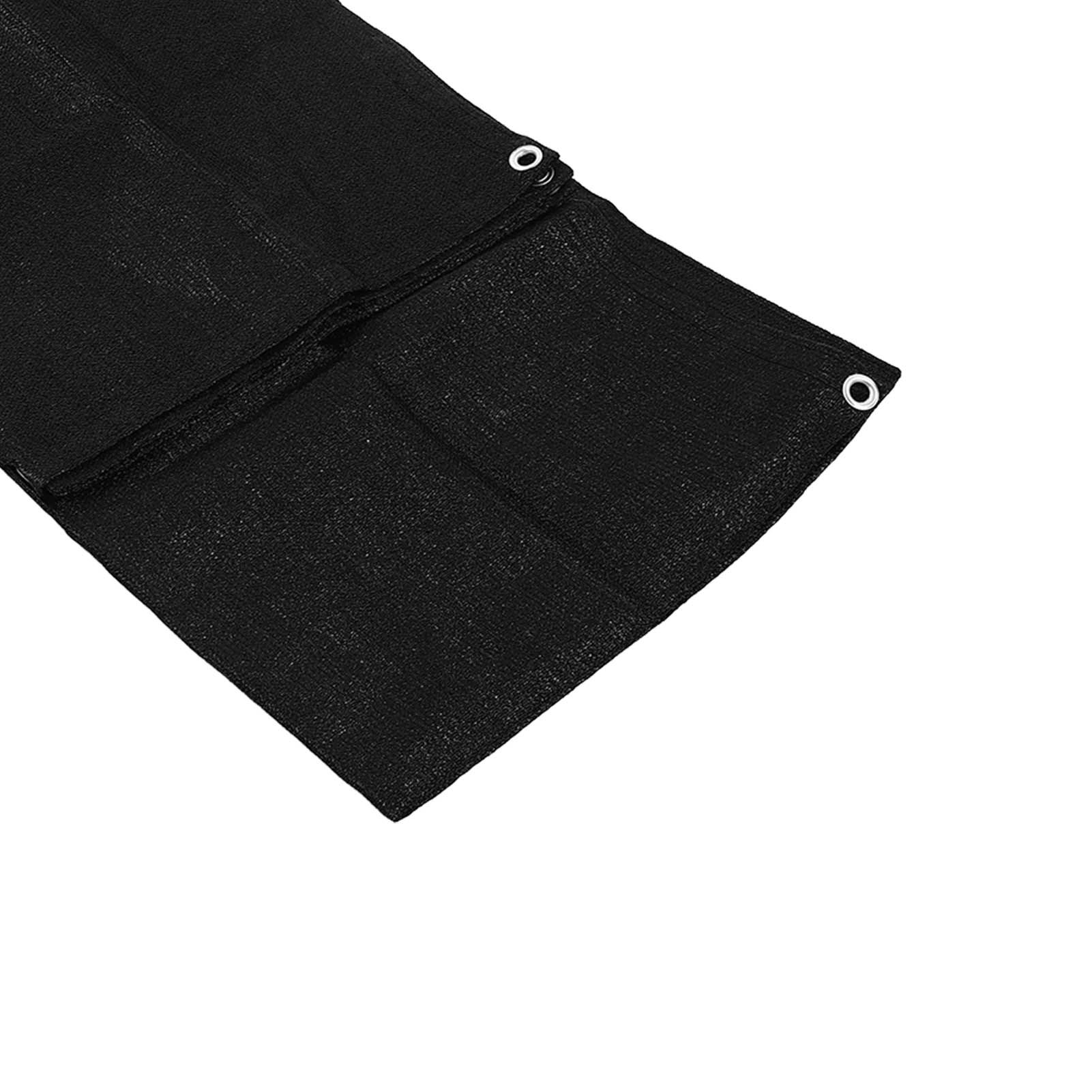 3x0.9m/9.84x2.95ft Black Balcony Privacy Screen Cover Garden Windscreen Mesh view 13