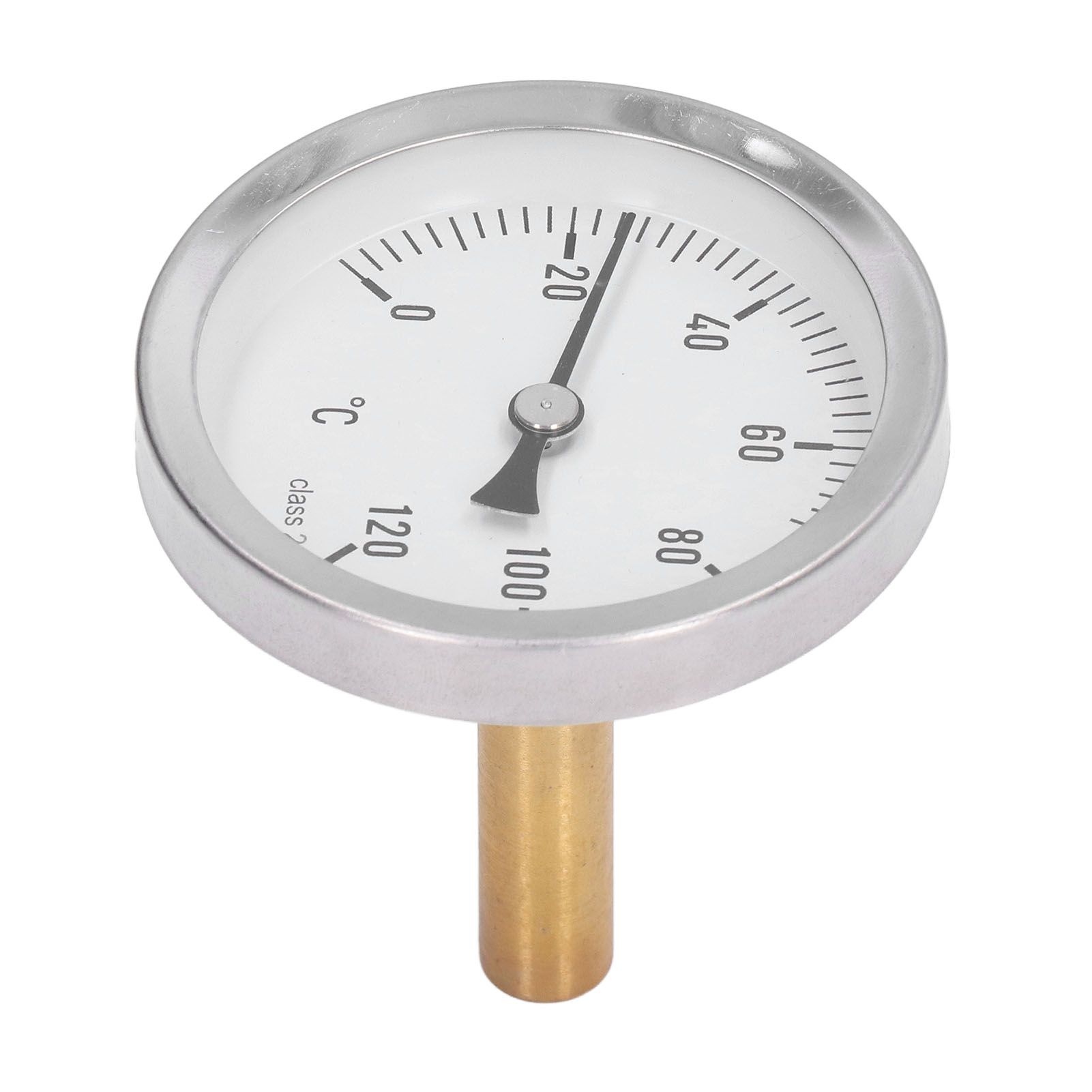 63mm Dial Thermometer Barbecue Pointer Type Thermometer 0‑120°C Bimetallic view 2