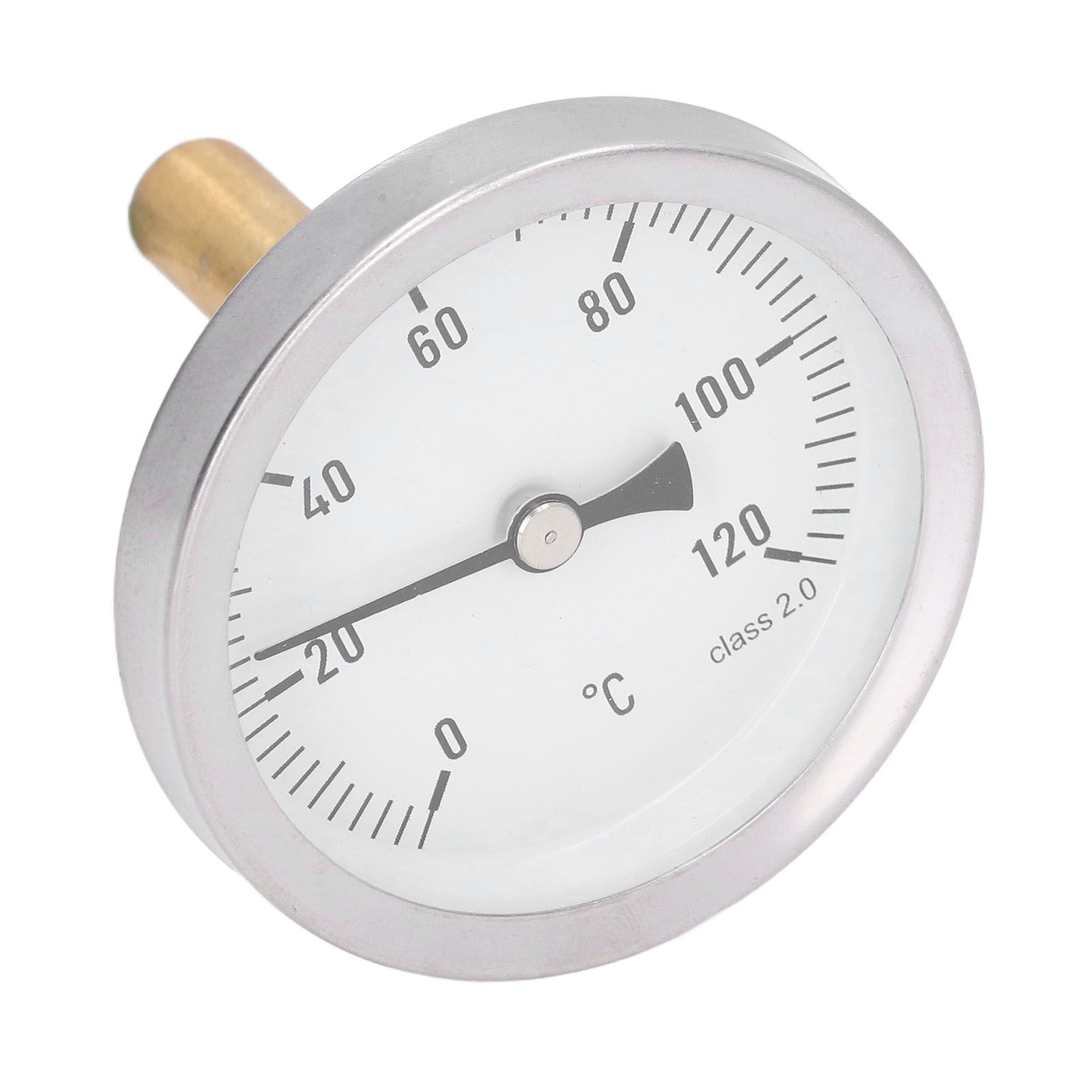 63mm Dial Thermometer Barbecue Pointer Type Thermometer 0‑120°C Bimetallic view 3