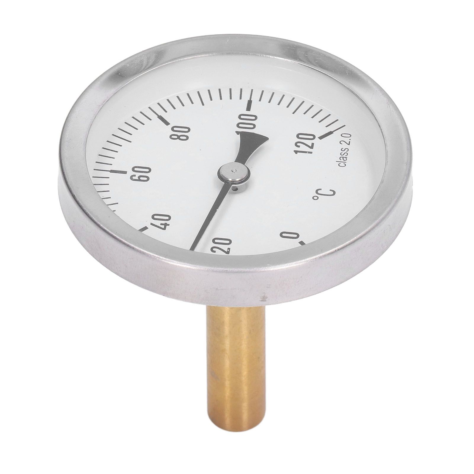 63mm Dial Thermometer Barbecue Pointer Type Thermometer 0‑120°C Bimetallic view 4