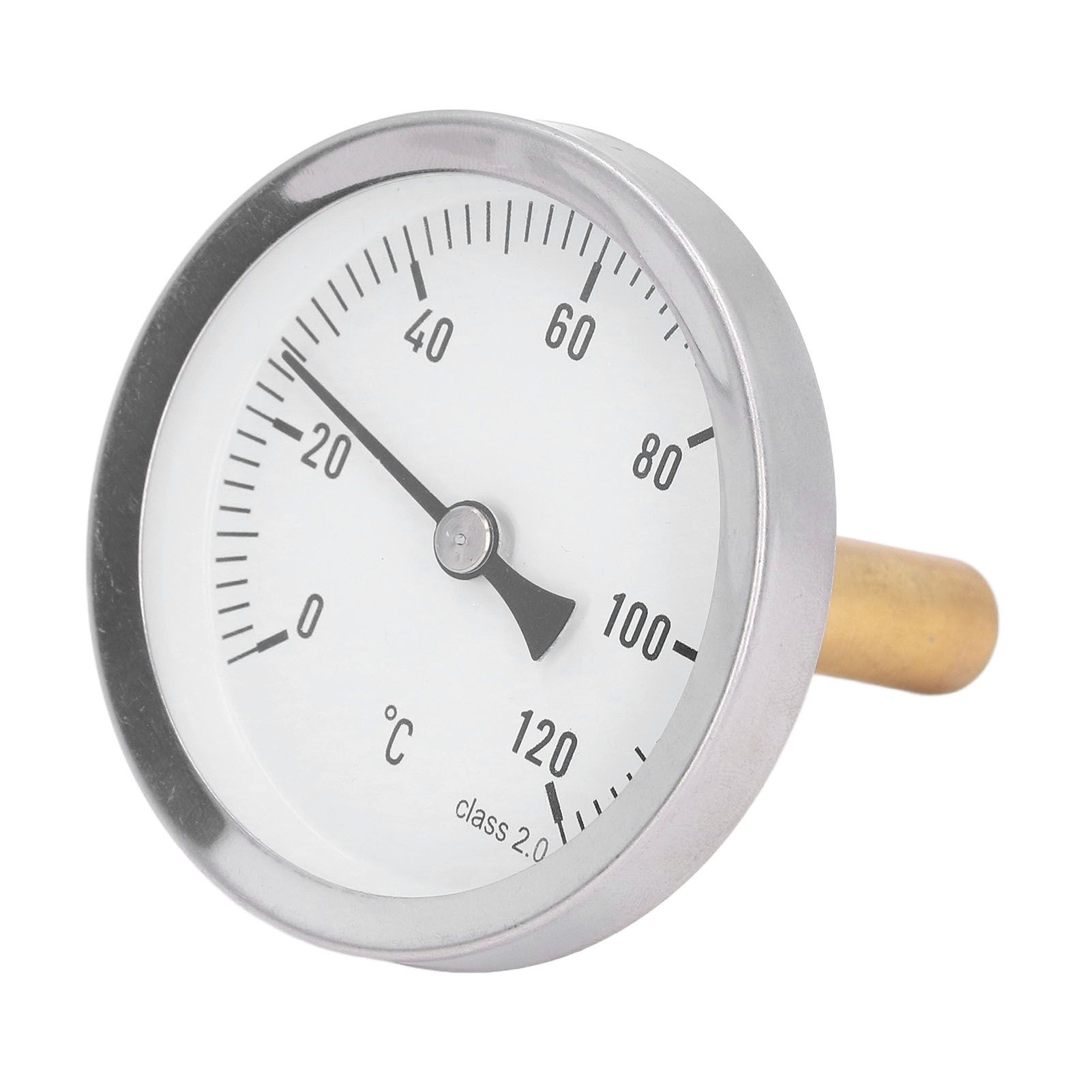 63mm Dial Thermometer Barbecue Pointer Type Thermometer 0‑120°C Bimetallic view 6