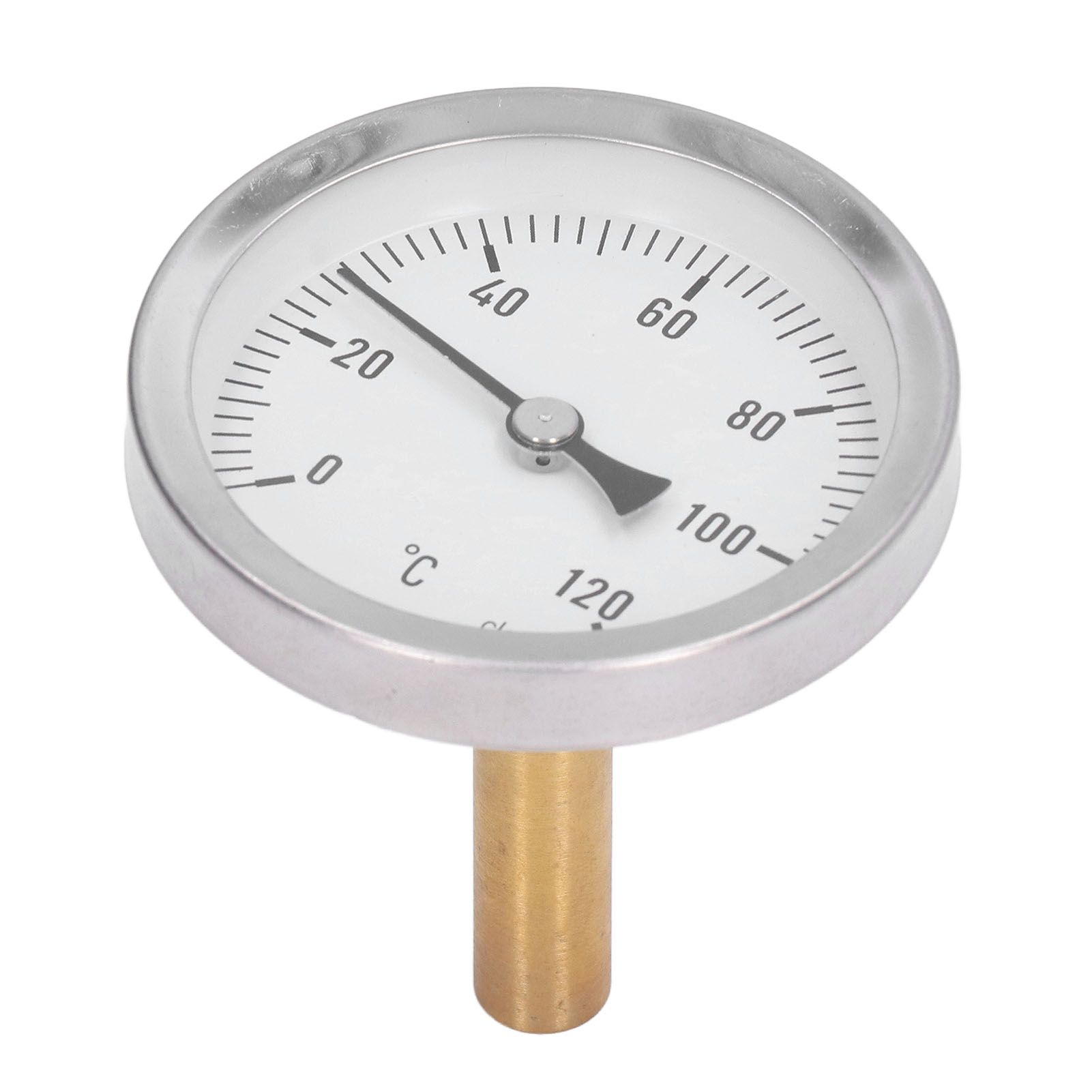 63mm Dial Thermometer Barbecue Pointer Type Thermometer 0‑120°C Bimetallic view 7