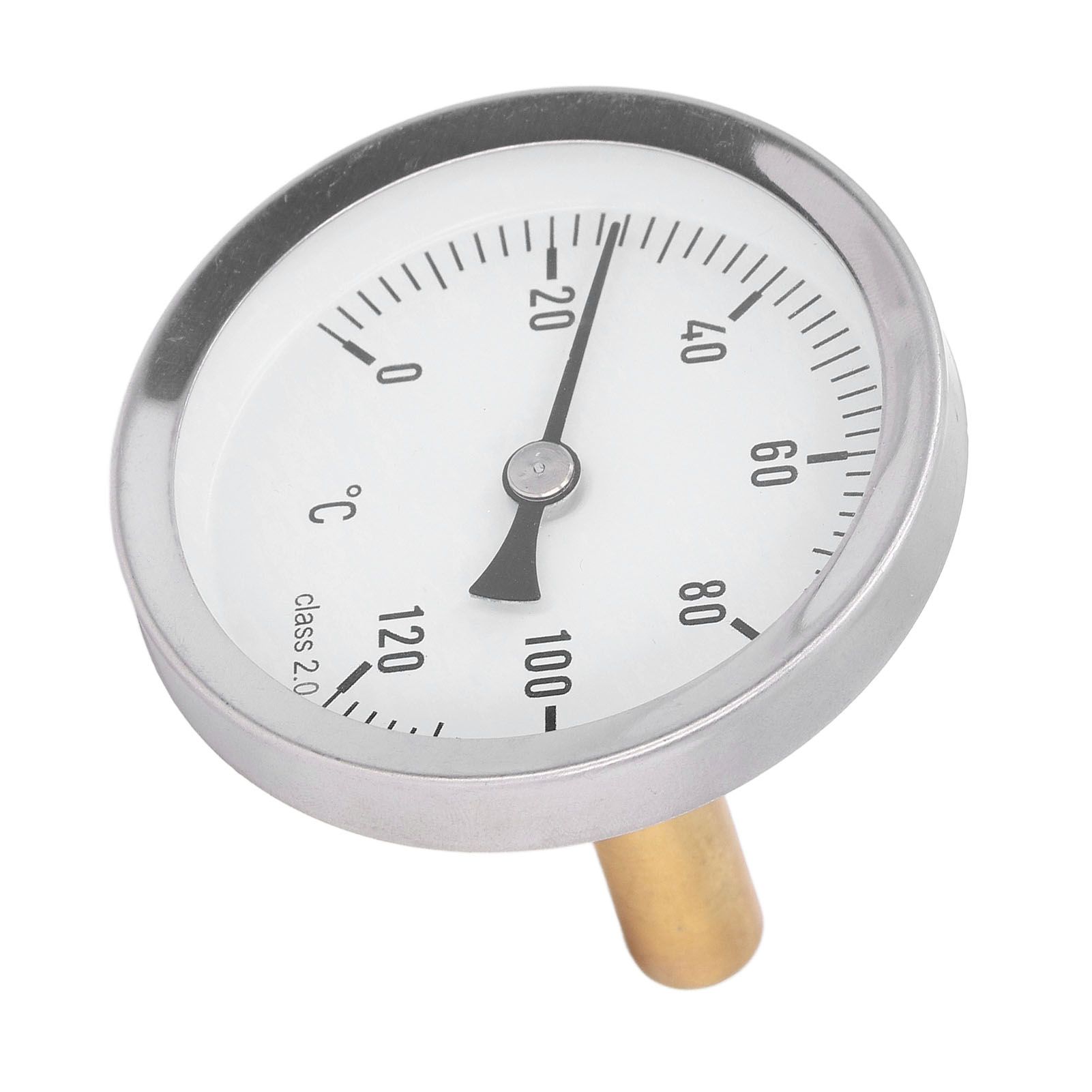 63mm Dial Thermometer Barbecue Pointer Type Thermometer 0‑120°C Bimetallic view 8