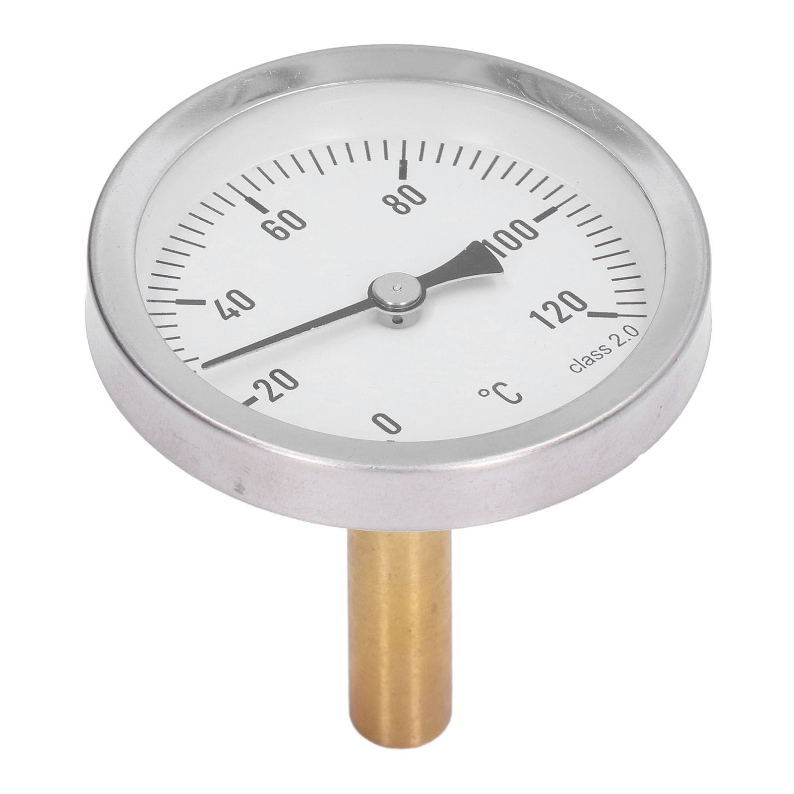 63mm Dial Thermometer Barbecue Pointer Type Thermometer 0‑120°C Bimetallic view 9