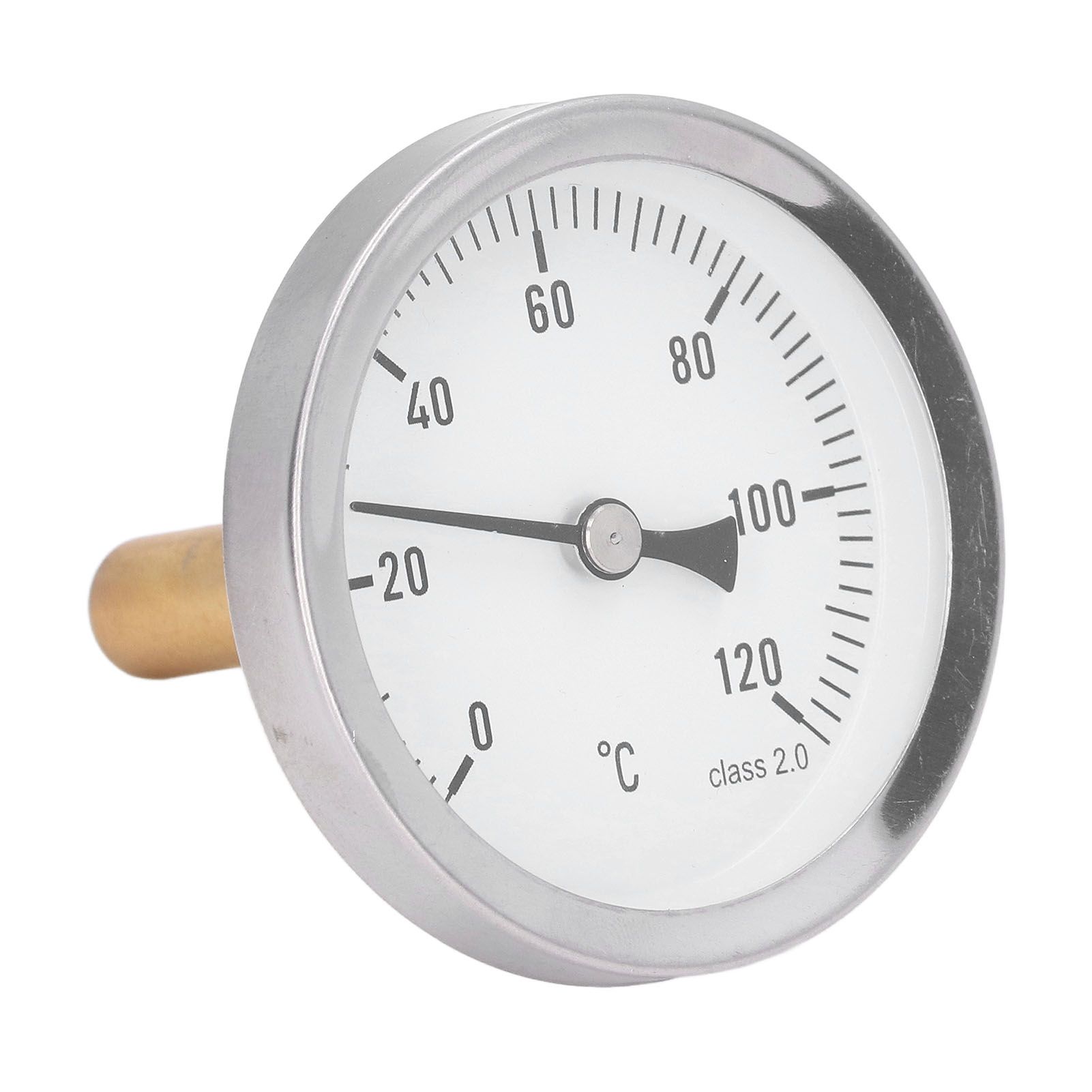 63mm Dial Thermometer Barbecue Pointer Type Thermometer 0‑120°C Bimetallic view 10
