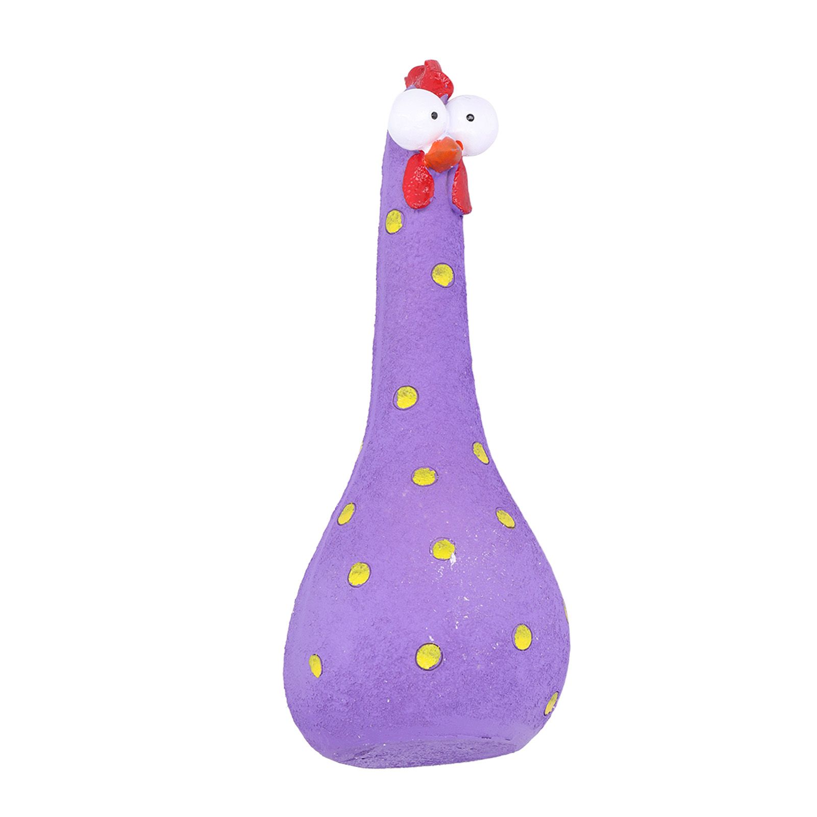 Chicken Statue Long Neck Microlandschaft Hand Crafted Resin Animal Garden view 2
