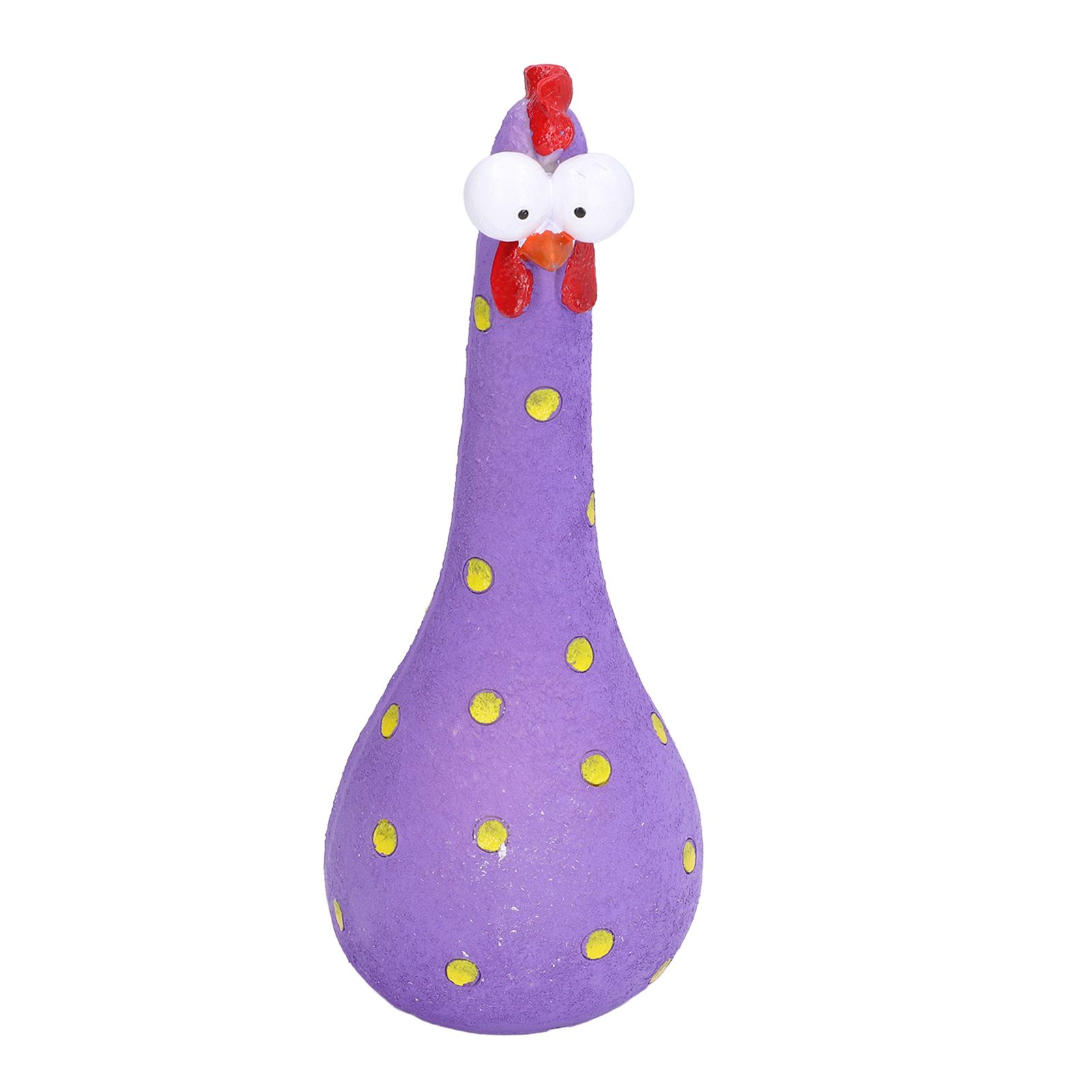 Chicken Statue Long Neck Microlandschaft Hand Crafted Resin Animal Garden view 4