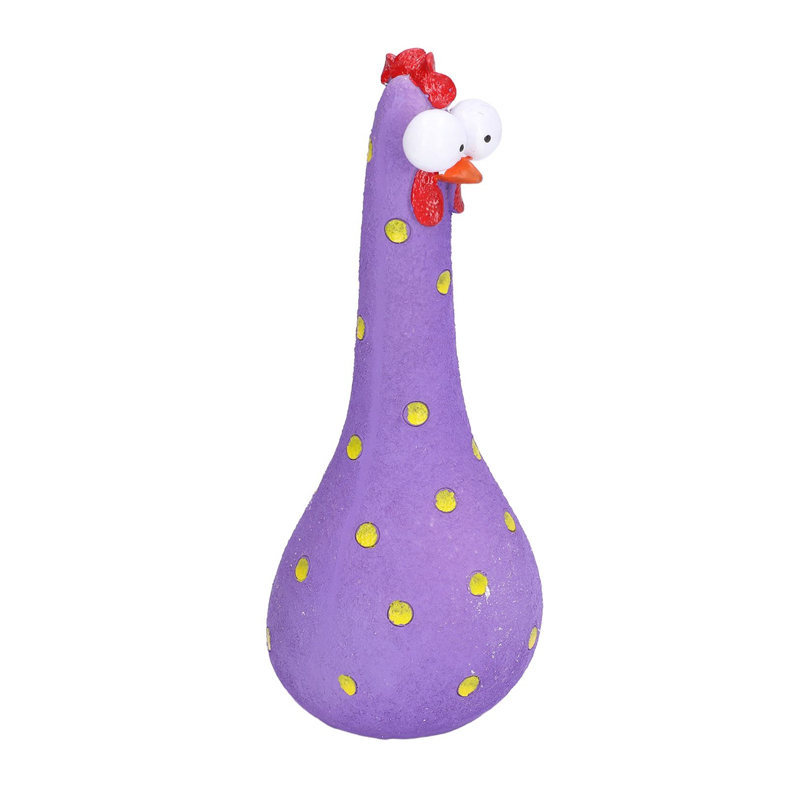 Chicken Statue Long Neck Microlandschaft Hand Crafted Resin Animal Garden view 5