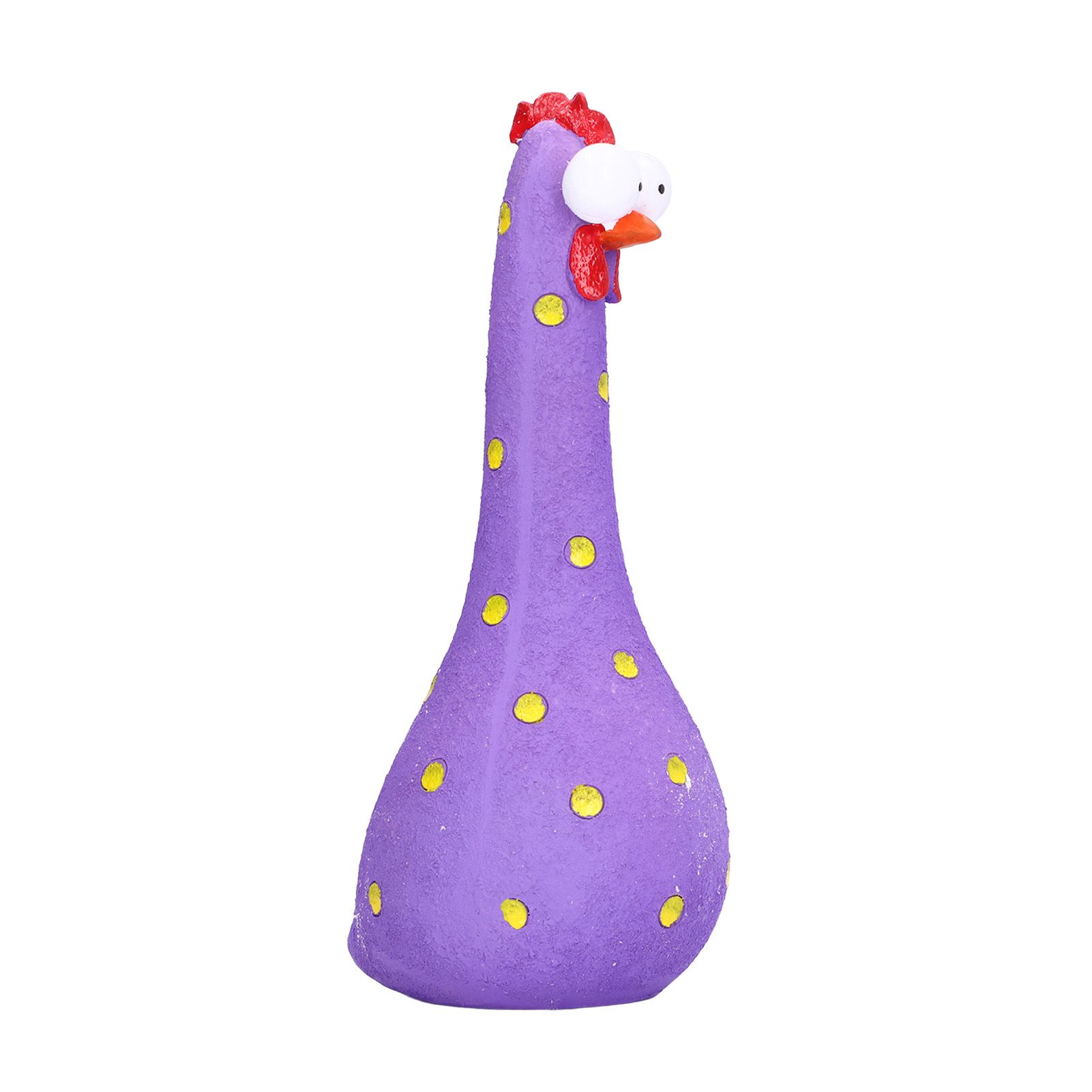 Chicken Statue Long Neck Microlandschaft Hand Crafted Resin Animal Garden view 6