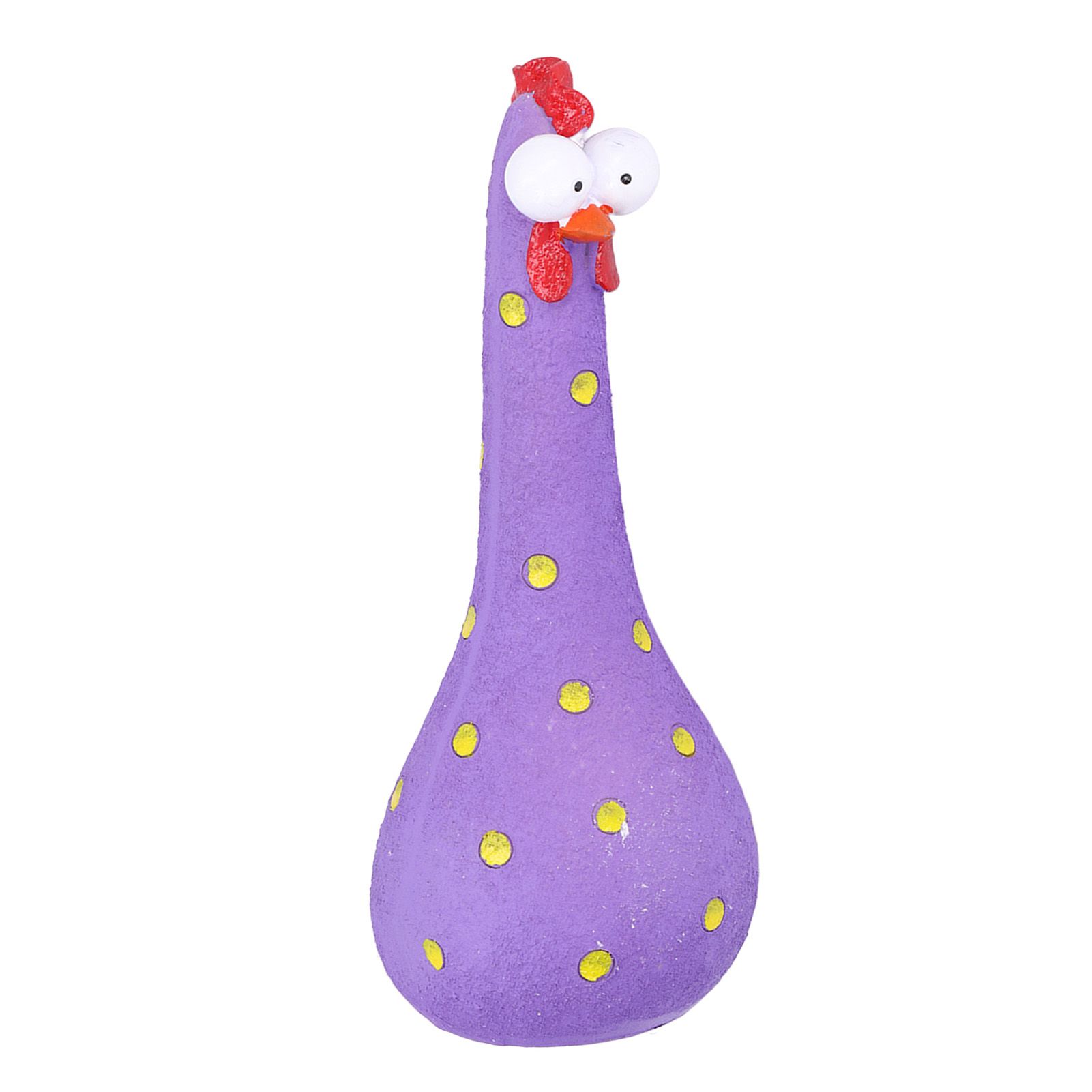 Chicken Statue Long Neck Microlandschaft Hand Crafted Resin Animal Garden view 7