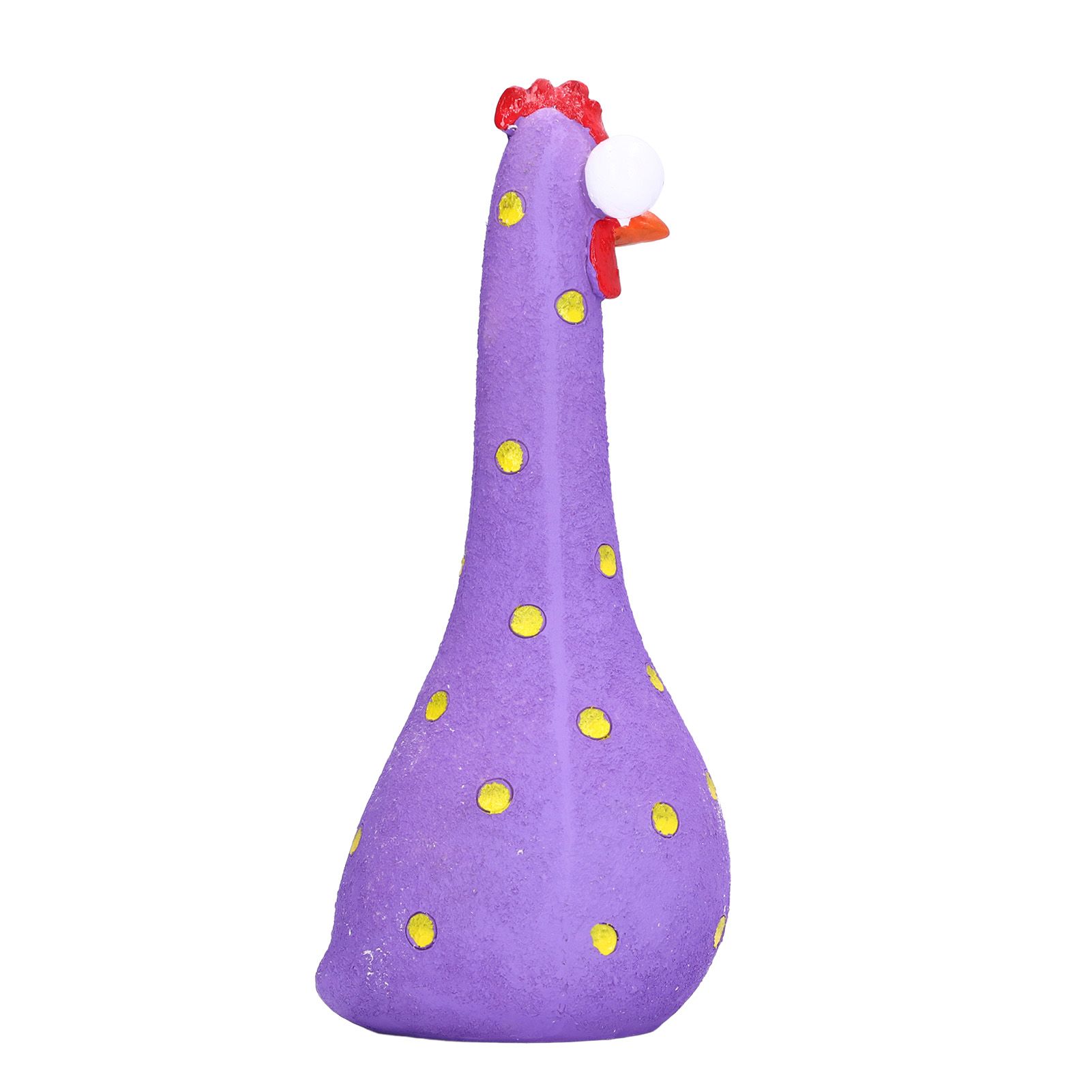 Chicken Statue Long Neck Microlandschaft Hand Crafted Resin Animal Garden view 9
