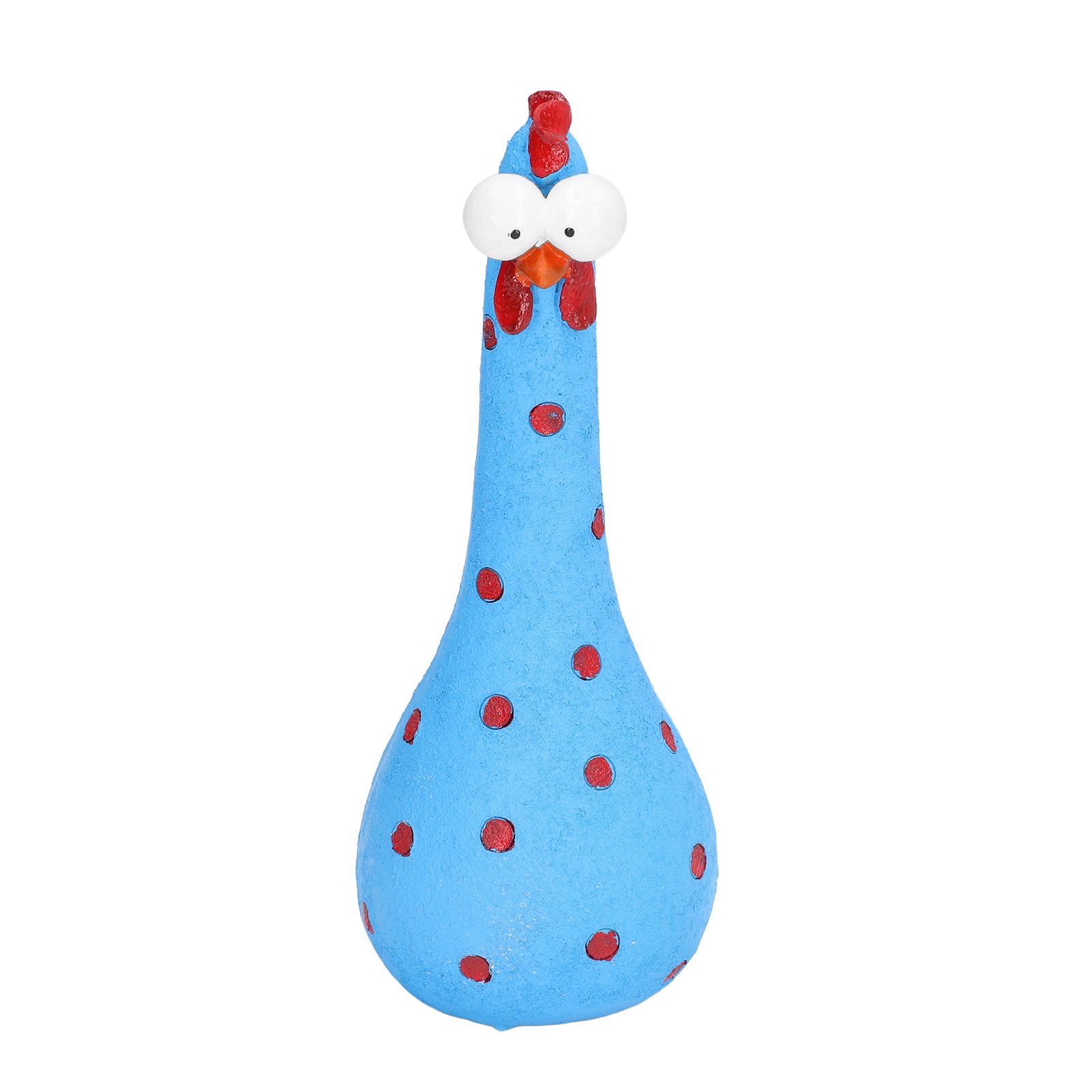 Chicken Statue Long Neck Microlandschaft Hand Crafted Resin Animal Garden view 8