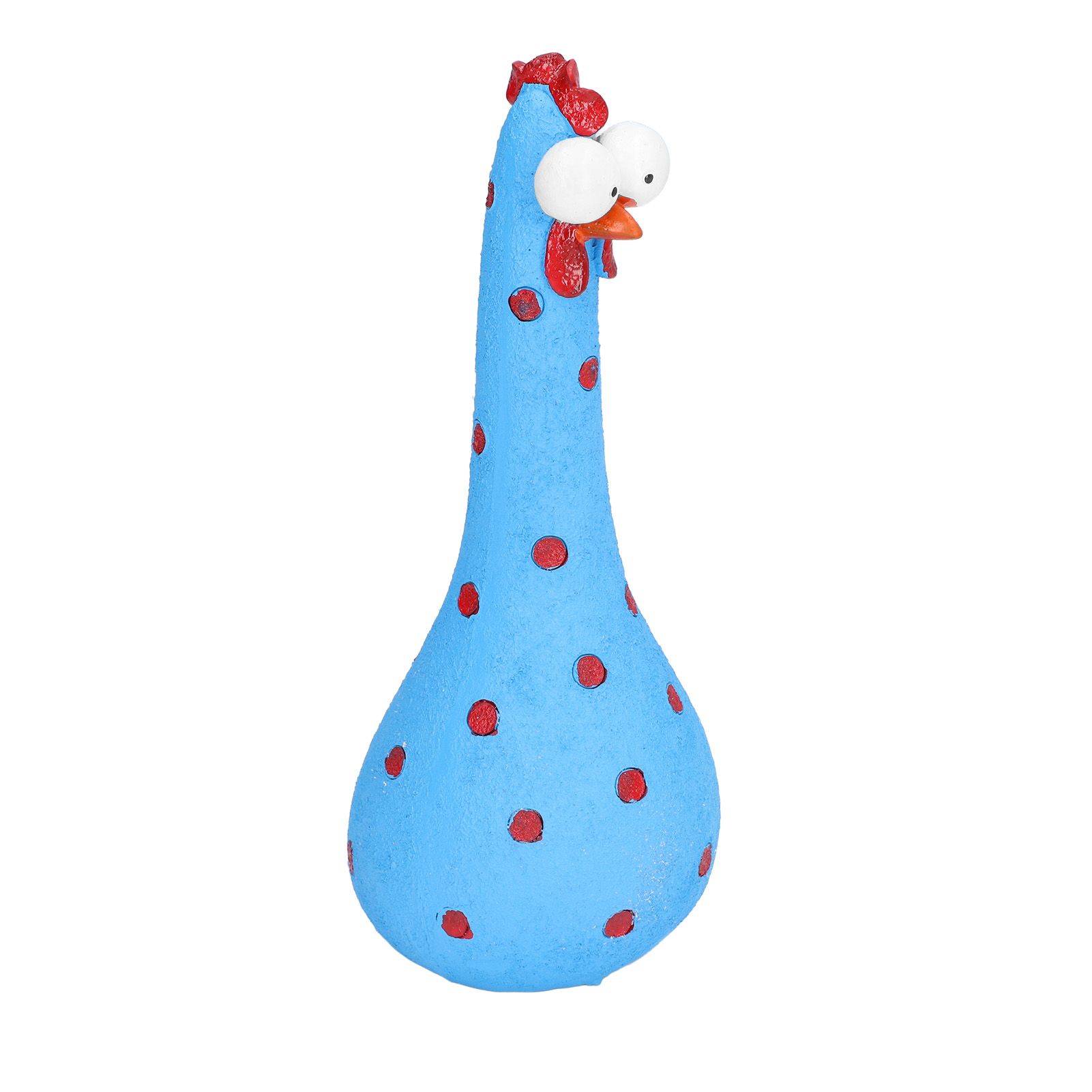 Chicken Statue Long Neck Microlandschaft Hand Crafted Resin Animal Garden view 9