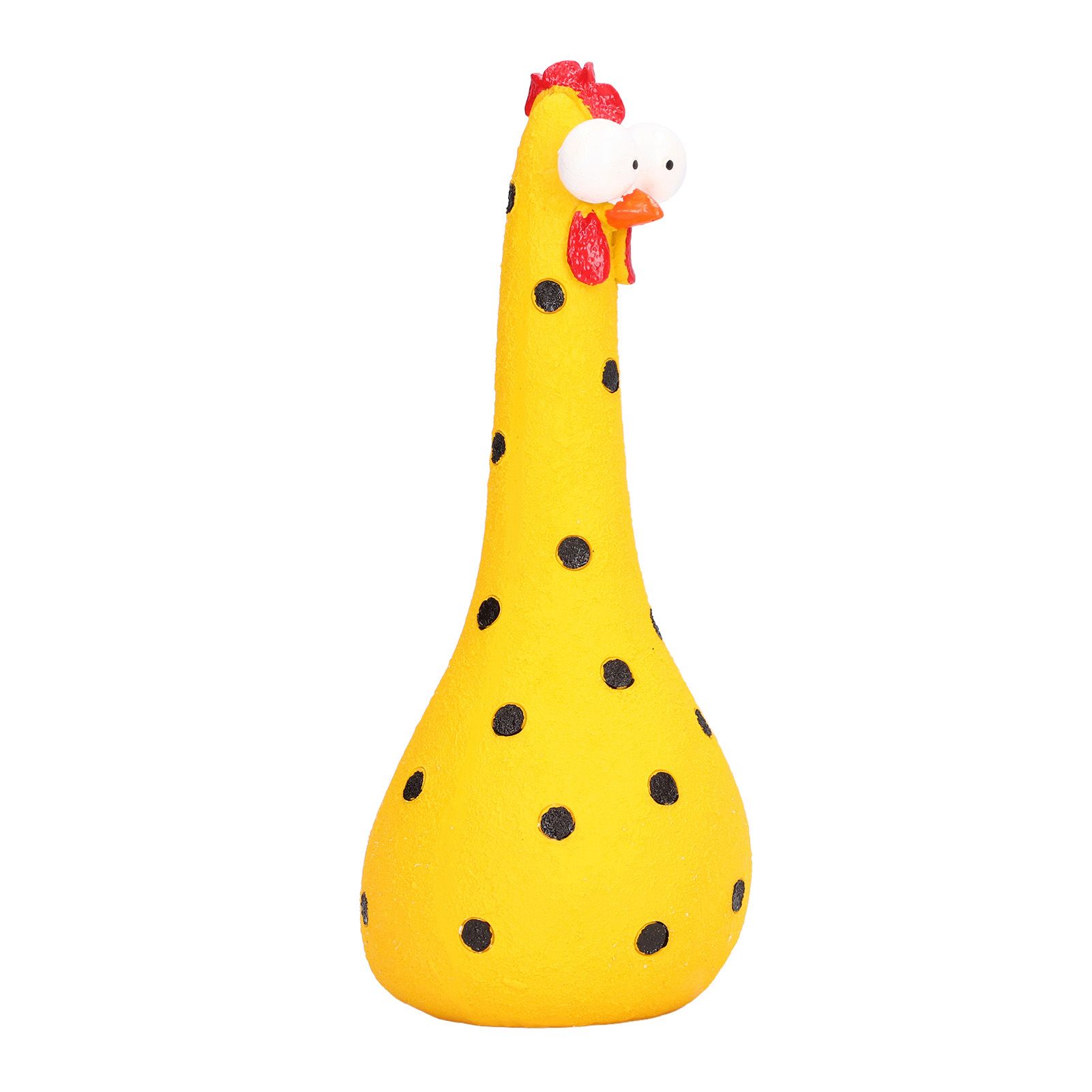 Chicken Statue Long Neck Microlandschaft Hand Crafted Resin Animal Garden view 2