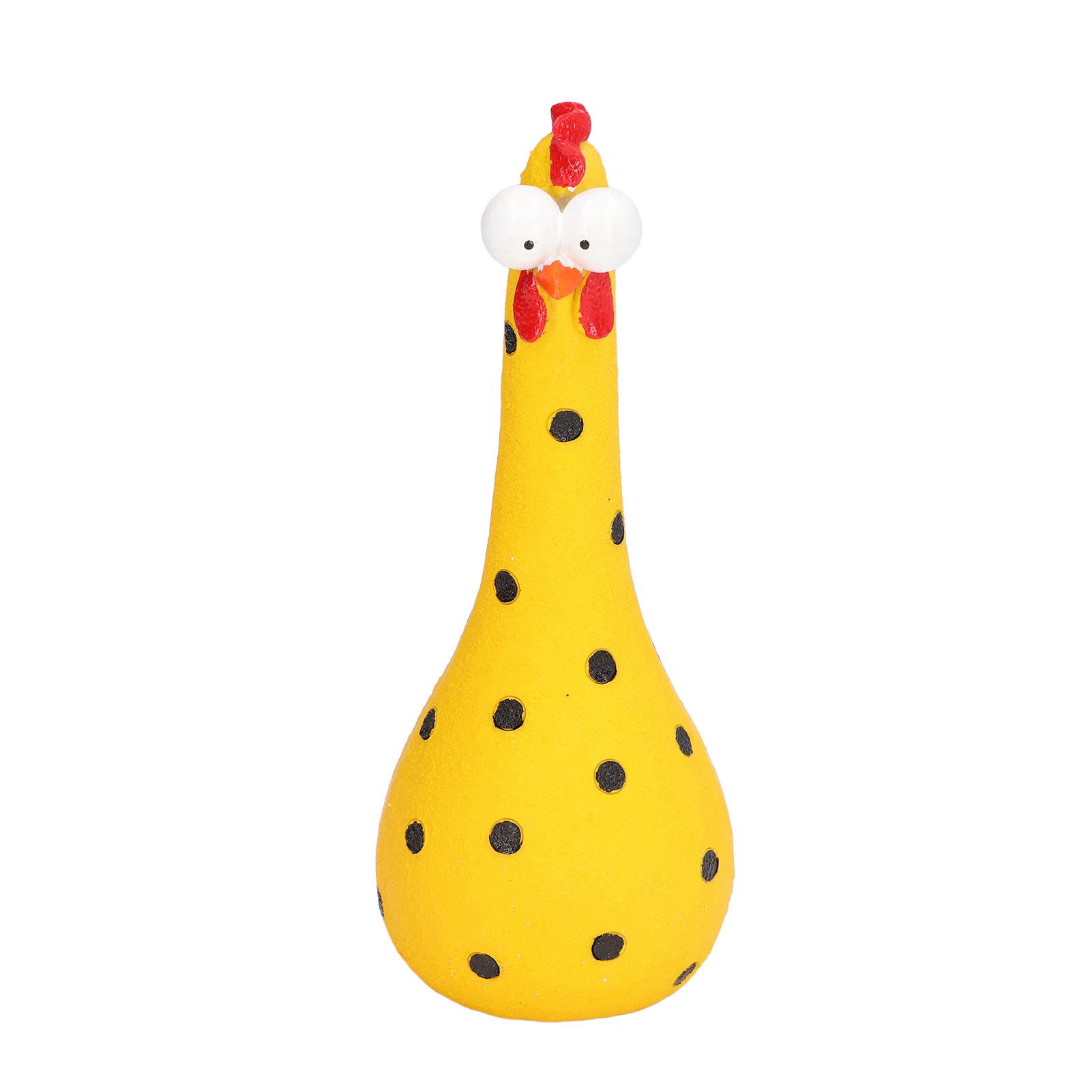 Chicken Statue Long Neck Microlandschaft Hand Crafted Resin Animal Garden view 4