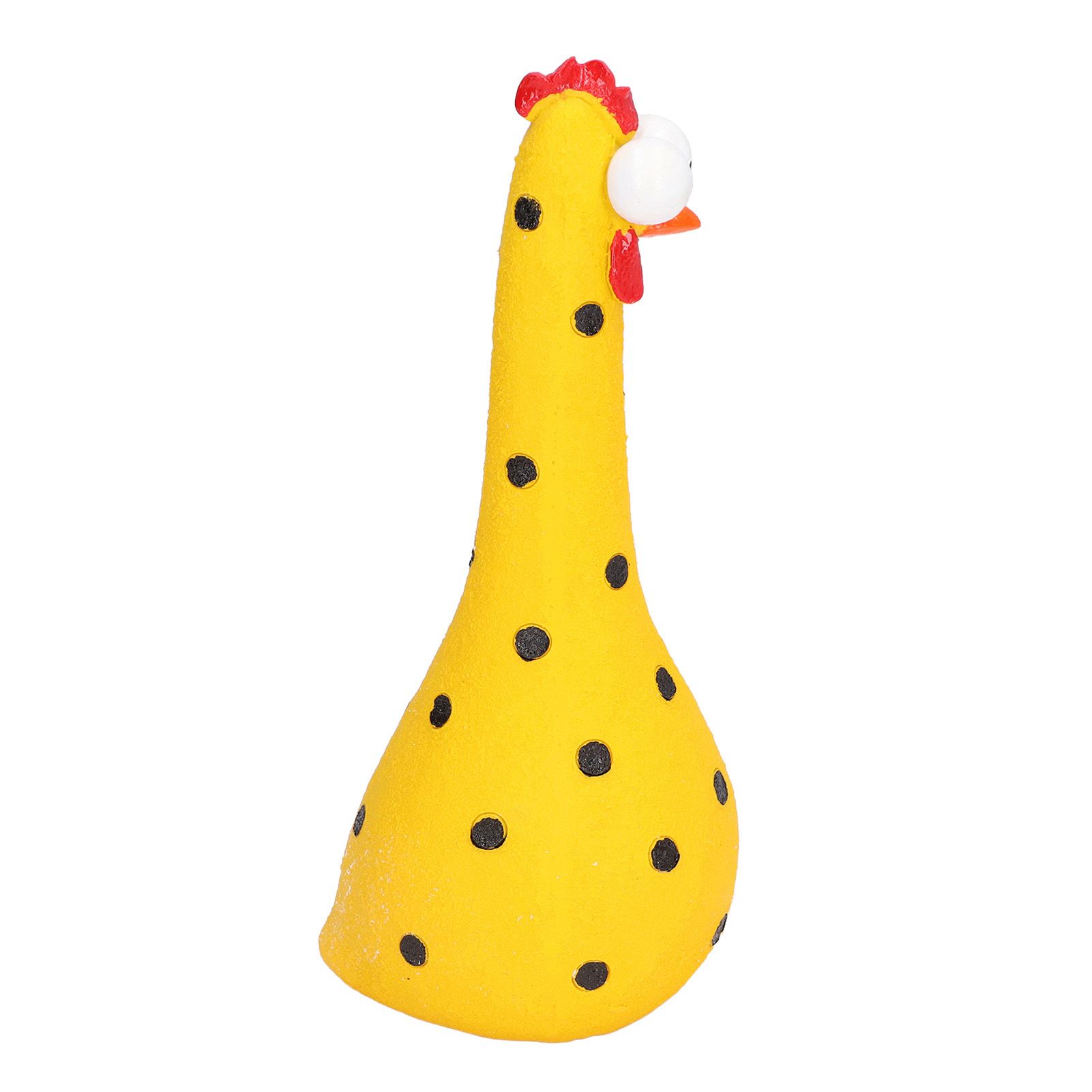 Chicken Statue Long Neck Microlandschaft Hand Crafted Resin Animal Garden view 6