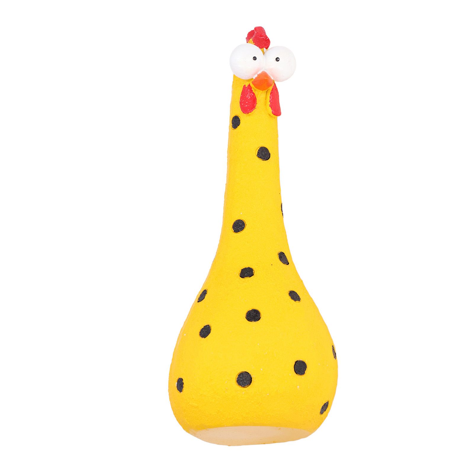 Chicken Statue Long Neck Microlandschaft Hand Crafted Resin Animal Garden view 7