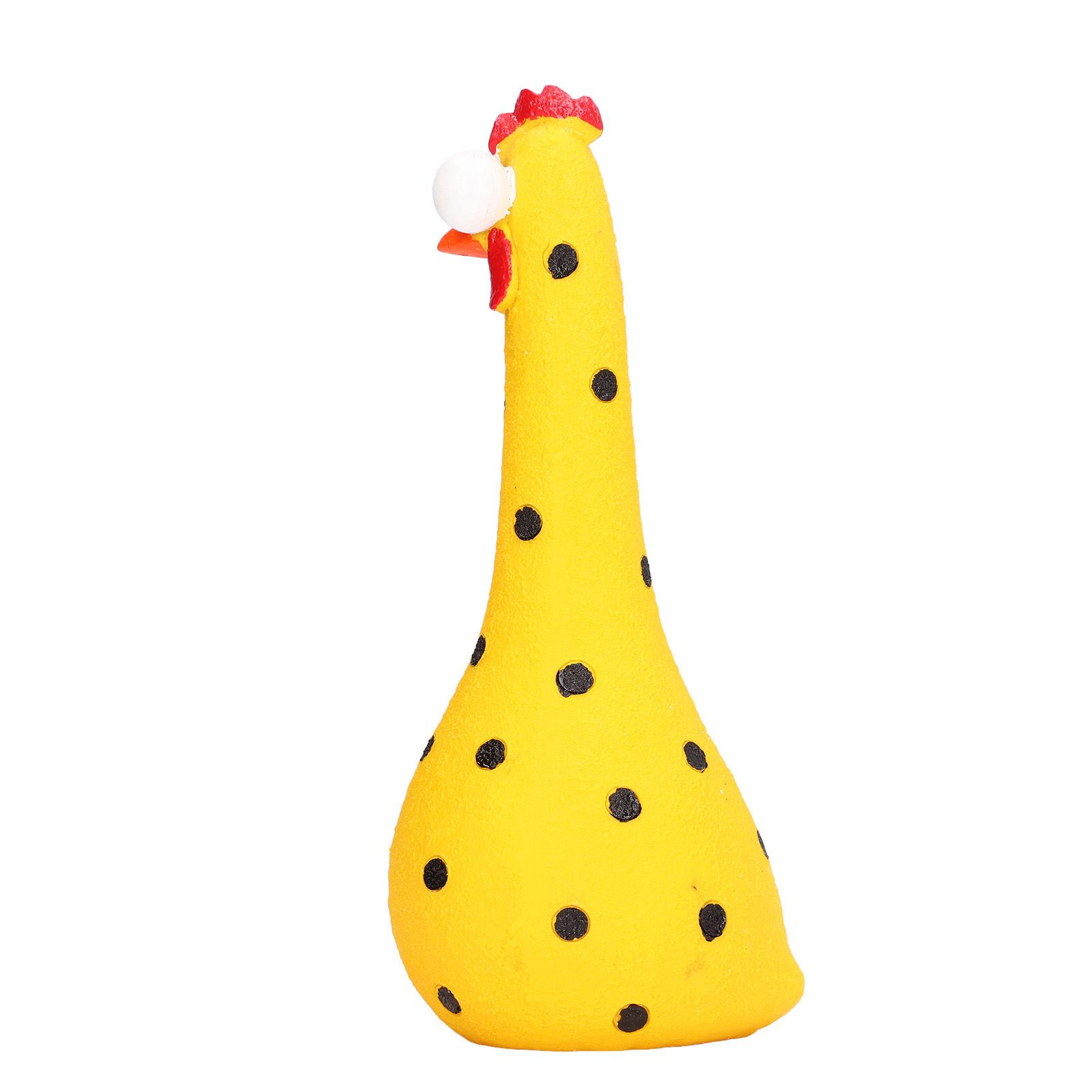 Chicken Statue Long Neck Microlandschaft Hand Crafted Resin Animal Garden view 8