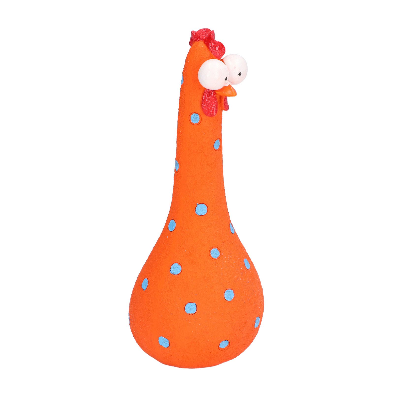 Chicken Statue Long Neck Microlandschaft Hand Crafted Resin Animal Garden view 2