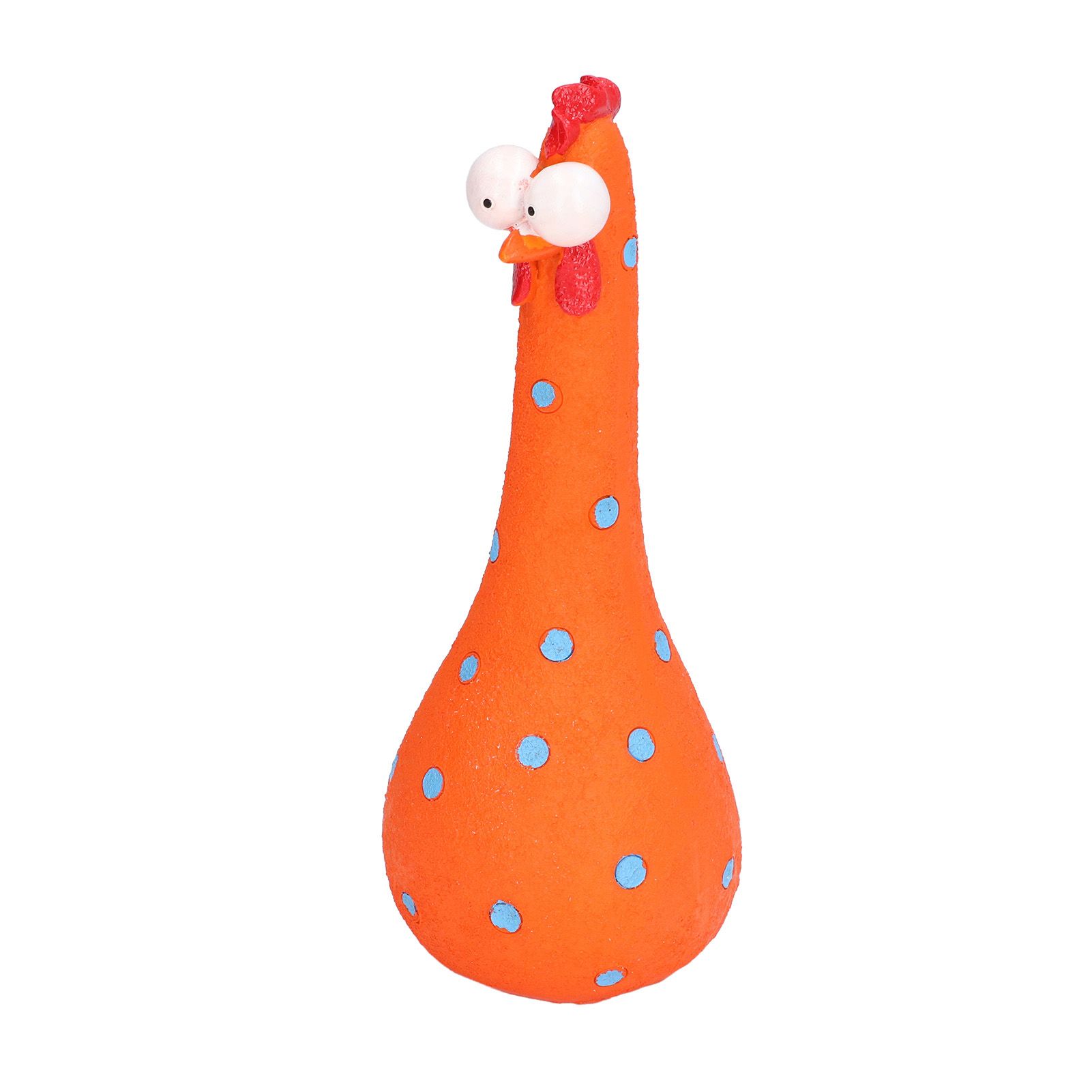 Chicken Statue Long Neck Microlandschaft Hand Crafted Resin Animal Garden view 4