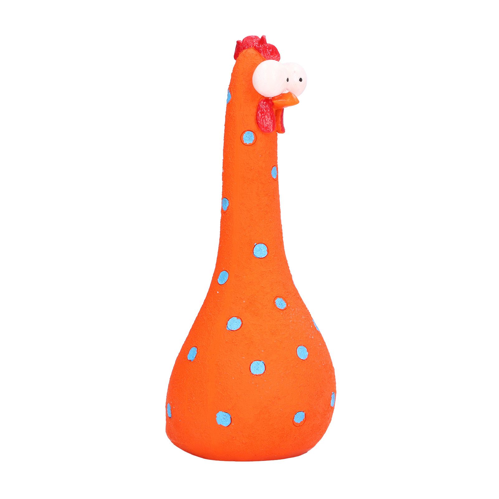 Chicken Statue Long Neck Microlandschaft Hand Crafted Resin Animal Garden view 5