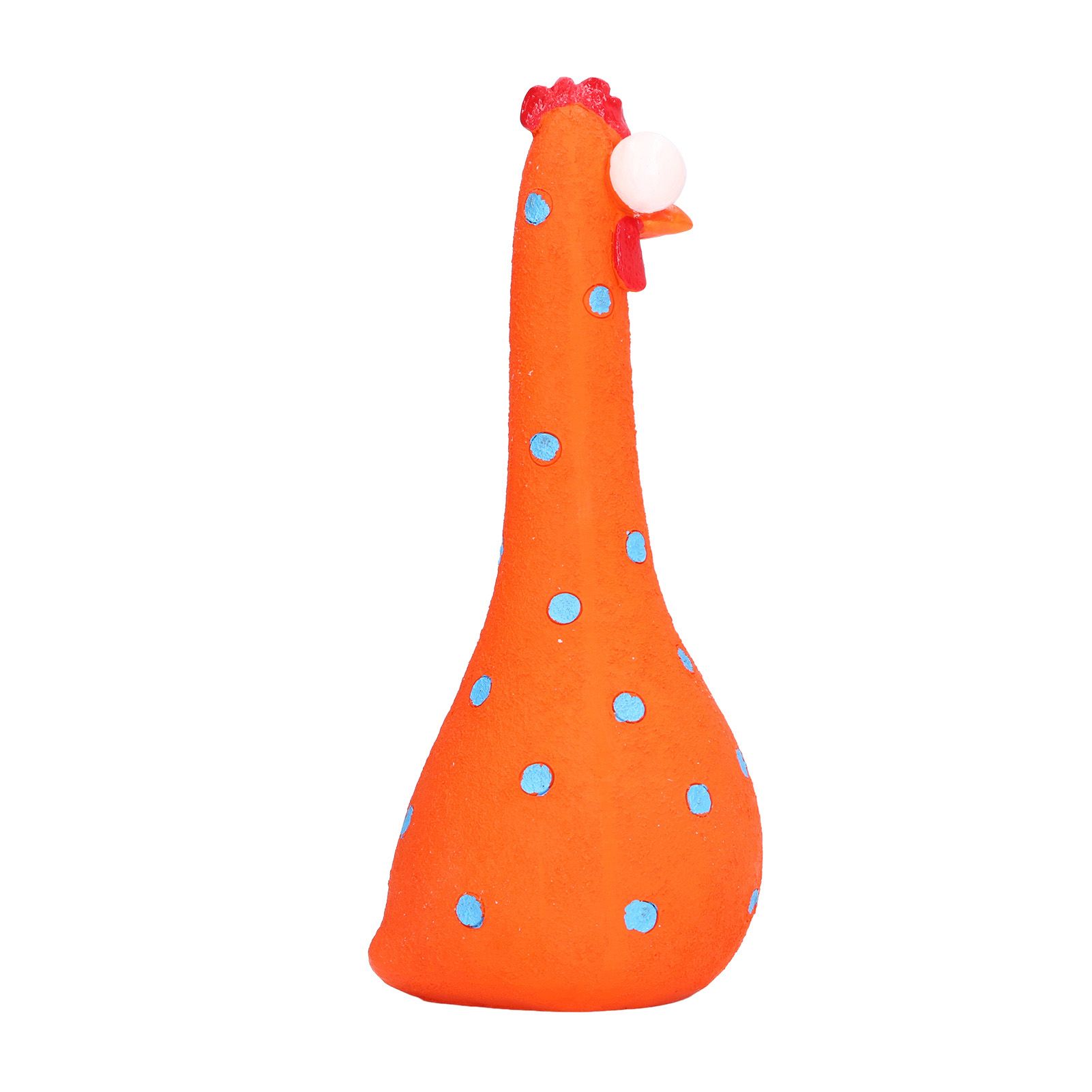 Chicken Statue Long Neck Microlandschaft Hand Crafted Resin Animal Garden view 7