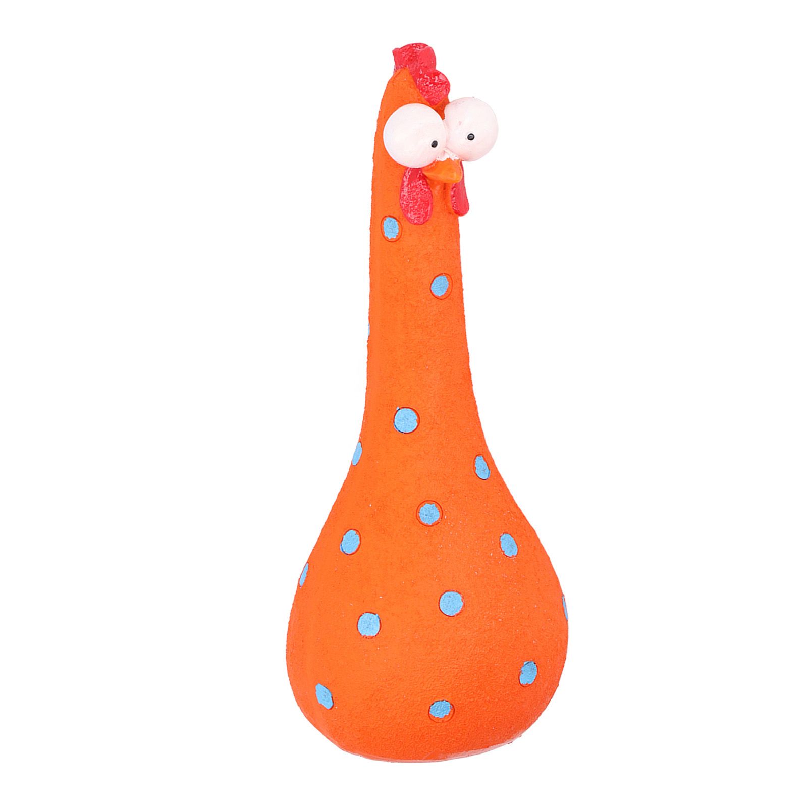 Chicken Statue Long Neck Microlandschaft Hand Crafted Resin Animal Garden view 9
