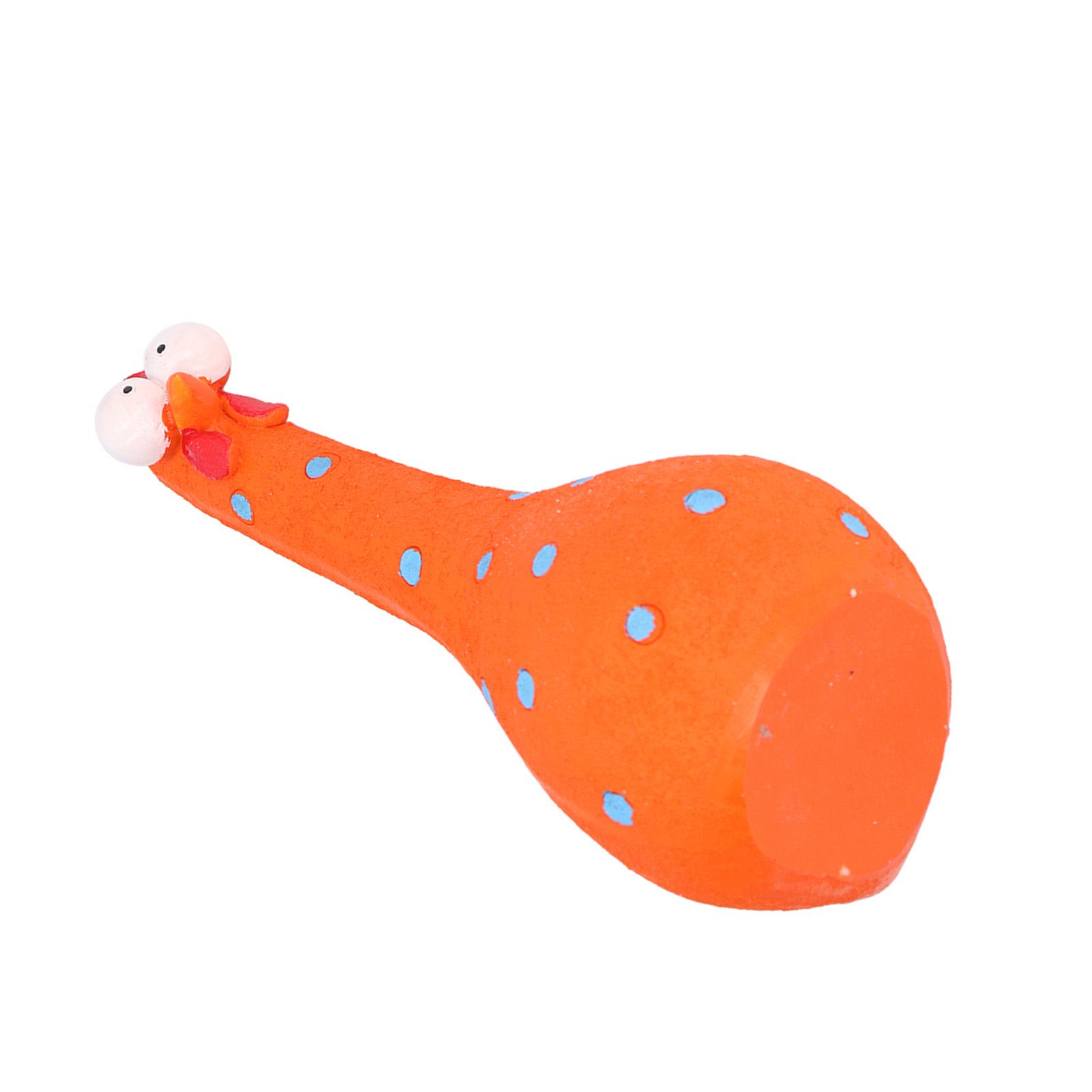 Chicken Statue Long Neck Microlandschaft Hand Crafted Resin Animal Garden view 13