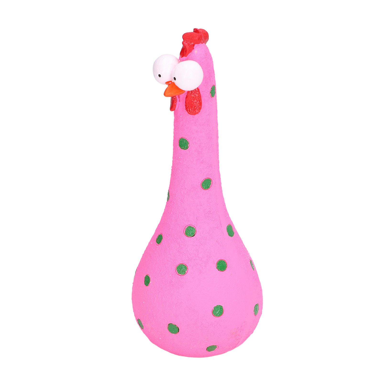 Chicken Statue Long Neck Microlandschaft Hand Crafted Resin Animal Garden view 4