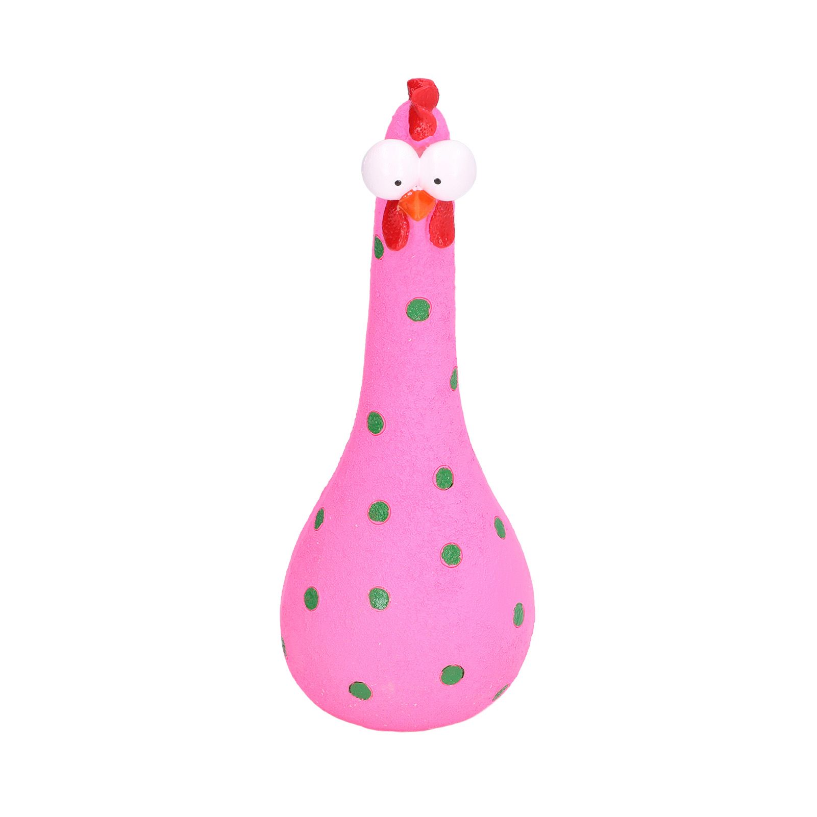 Chicken Statue Long Neck Microlandschaft Hand Crafted Resin Animal Garden view 6