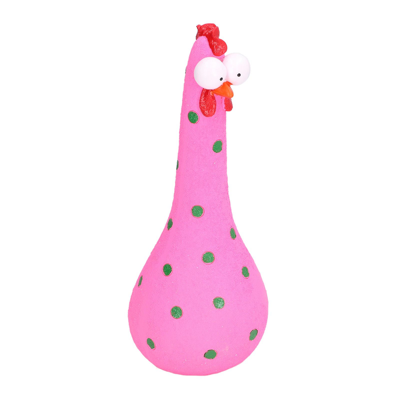 Chicken Statue Long Neck Microlandschaft Hand Crafted Resin Animal Garden view 7