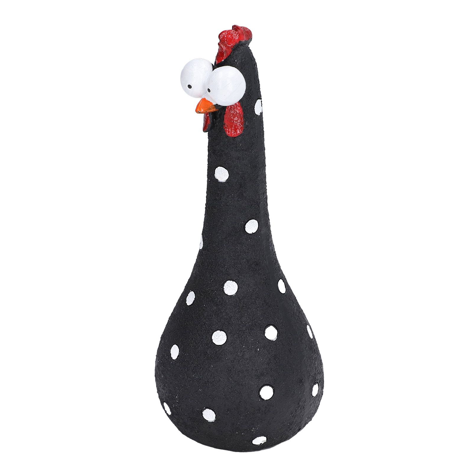 Chicken Statue Long Neck Microlandschaft Hand Crafted Resin Animal Garden view 2