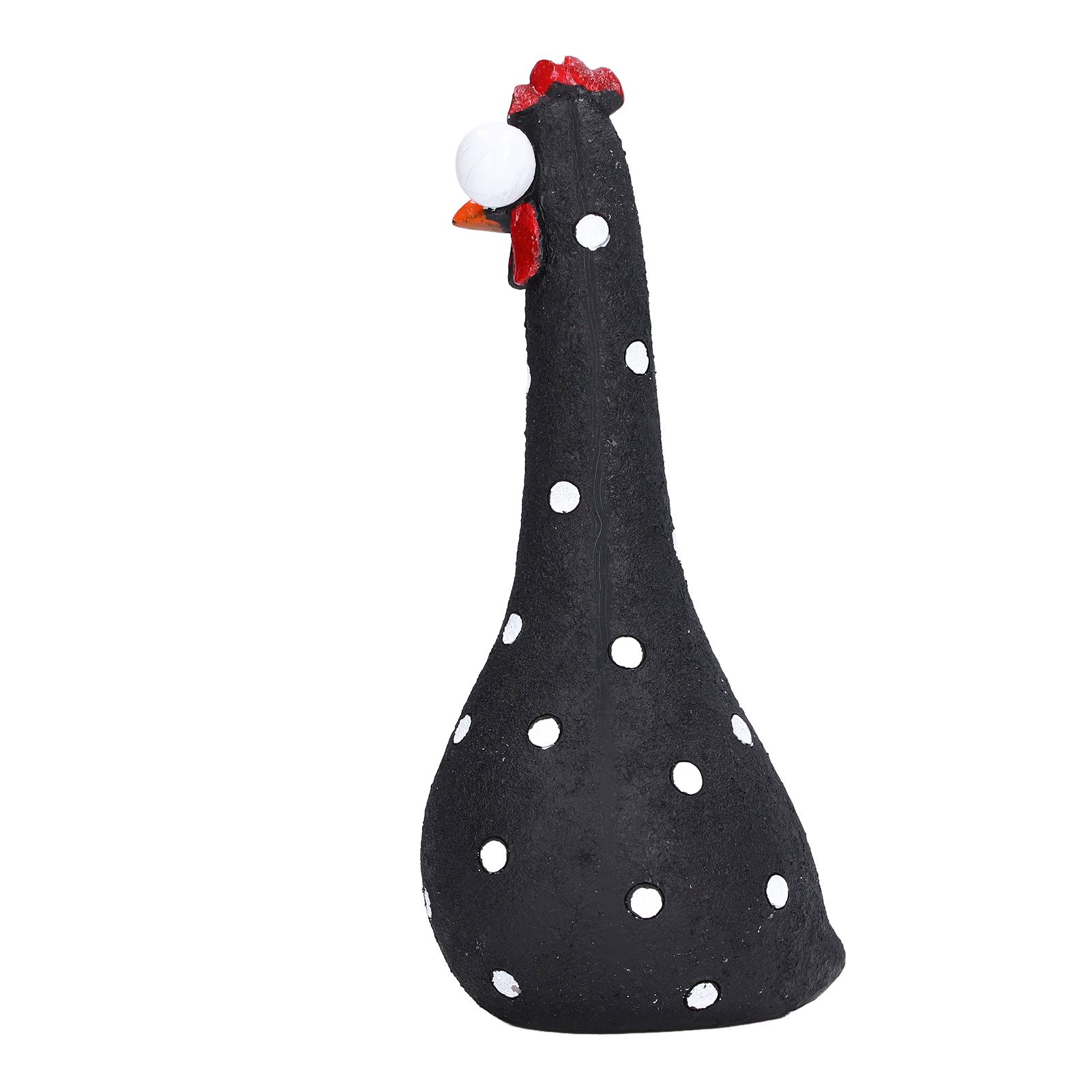 Chicken Statue Long Neck Microlandschaft Hand Crafted Resin Animal Garden view 4