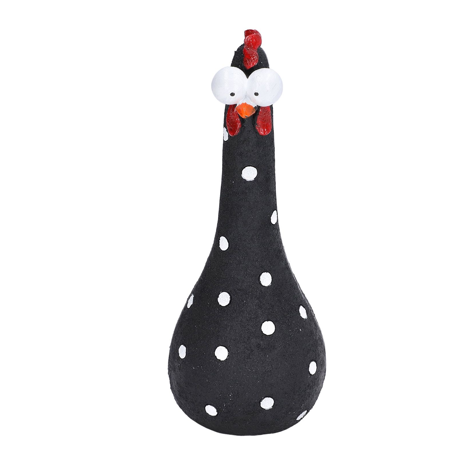 Chicken Statue Long Neck Microlandschaft Hand Crafted Resin Animal Garden view 5