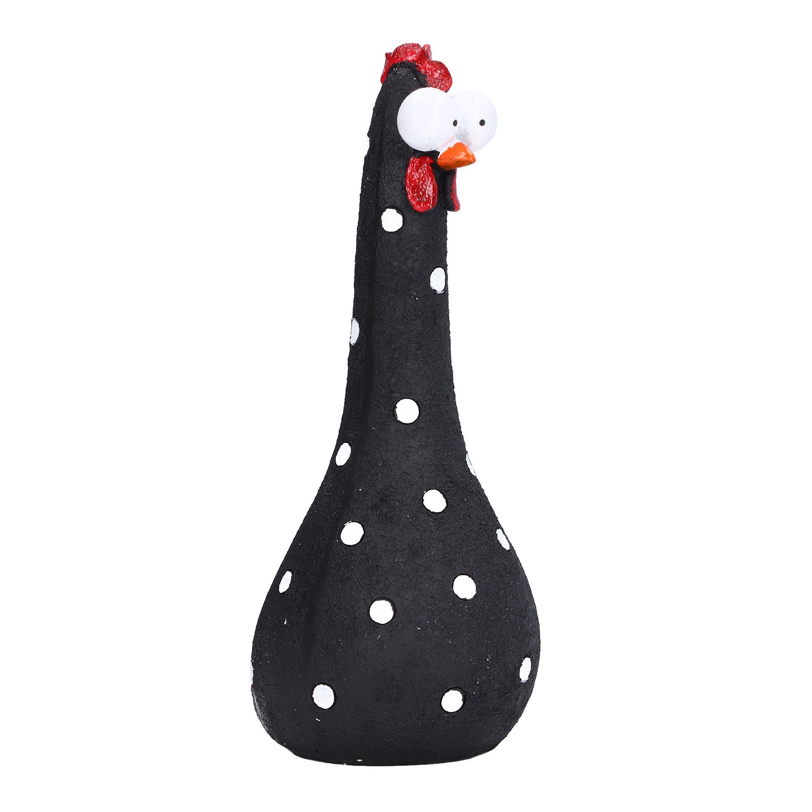 Chicken Statue Long Neck Microlandschaft Hand Crafted Resin Animal Garden view 6