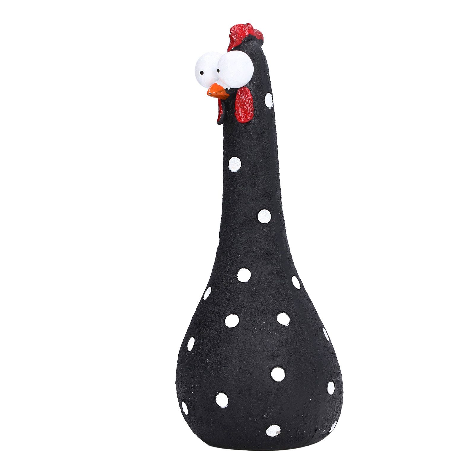 Chicken Statue Long Neck Microlandschaft Hand Crafted Resin Animal Garden view 7