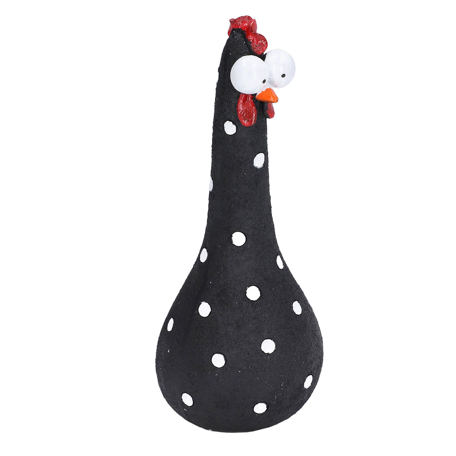 Chicken Statue Long Neck Microlandschaft Hand Crafted Resin Animal Garden view 8