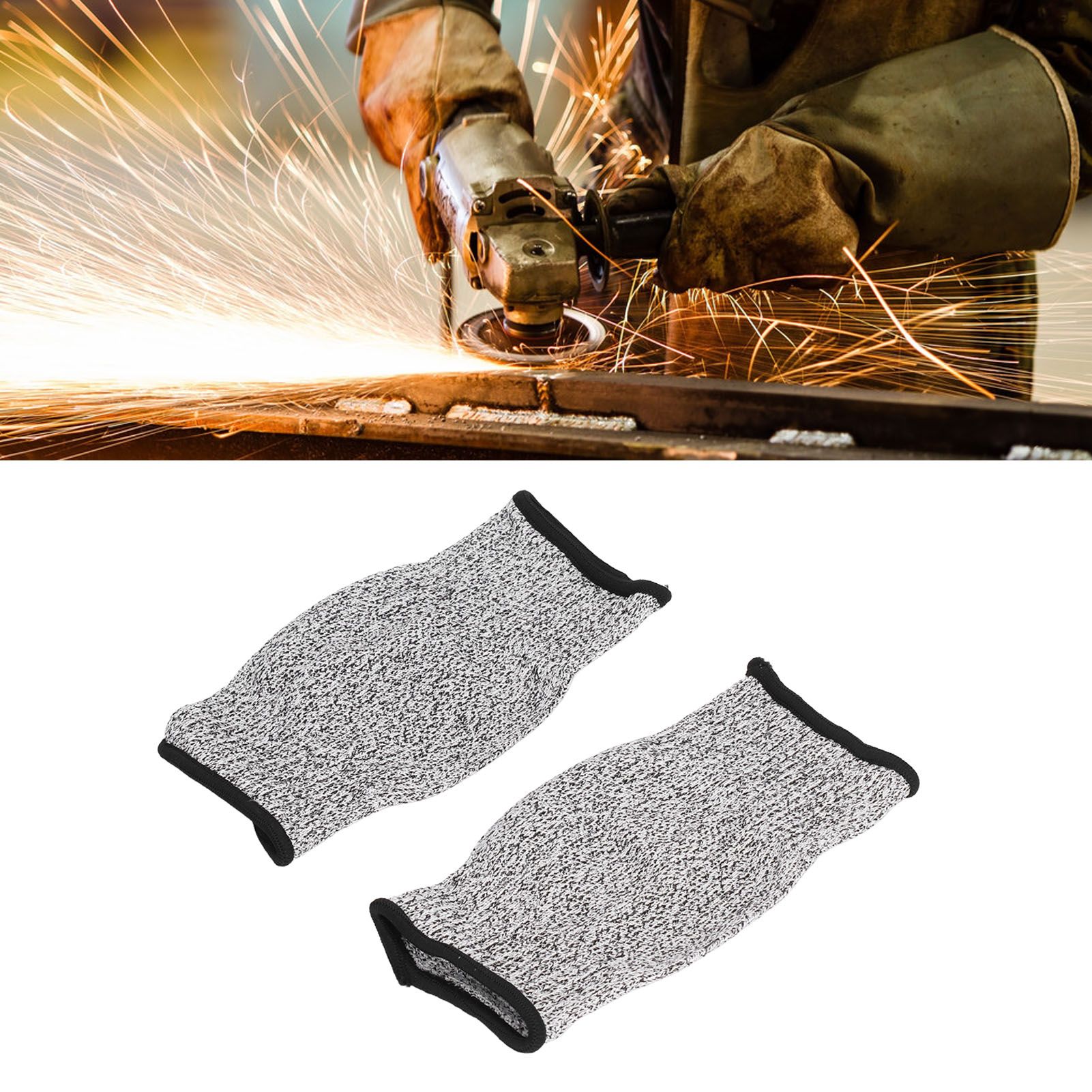 2pcs Cut Resistant Sleeves Professional Level 5 Protection Safety Arm Guard view 11