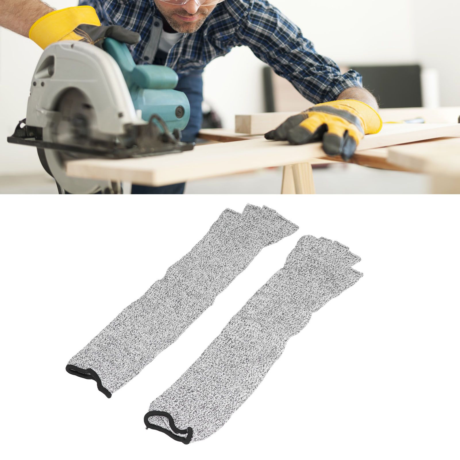 Arm Guard 45cm Tear Resistance Anti Cutting Level 5 Protection Safety view 11