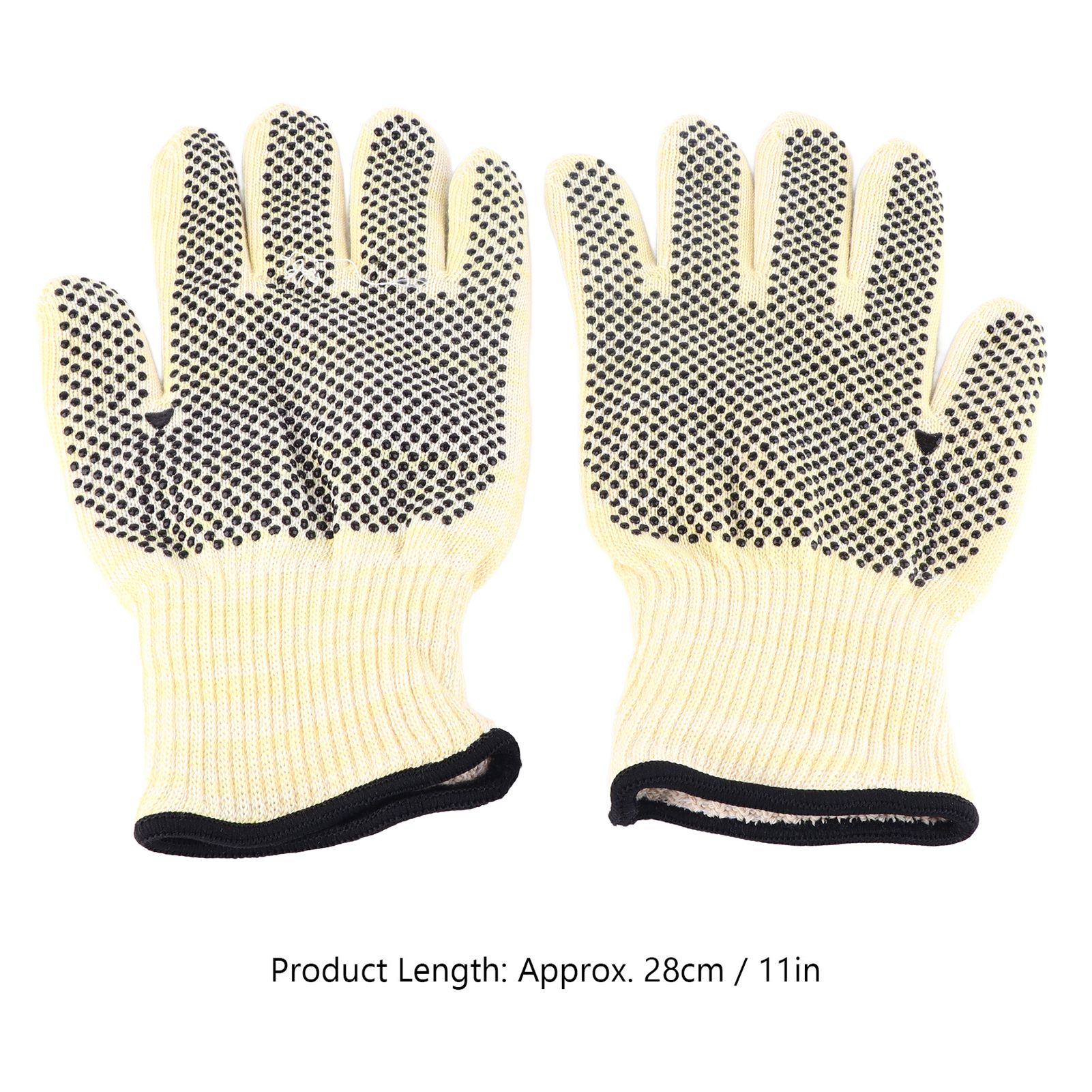 BBQ Grill Gloves 800℃ Heat Resistant Insulating Open Fire Proof Professional view 15