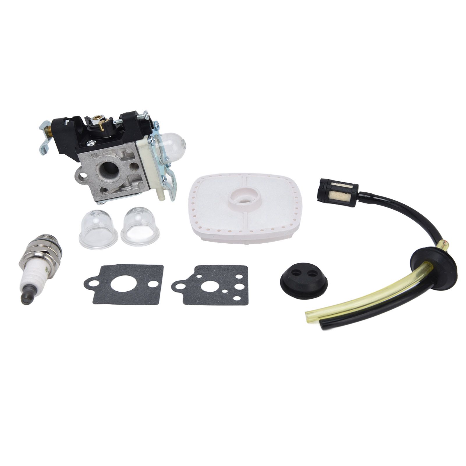 Lawn Mower Carburetor Replacement Carburetor Primer Bulb Fuel Filter Kit for view 2