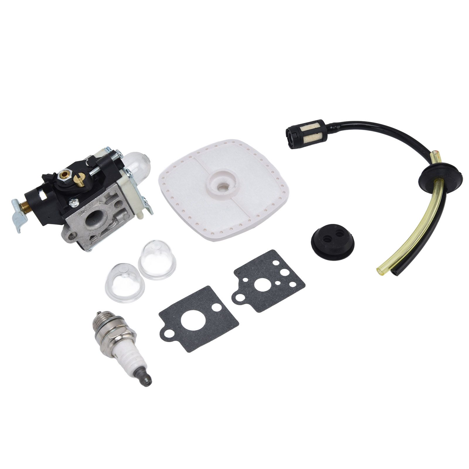 Lawn Mower Carburetor Replacement Carburetor Primer Bulb Fuel Filter Kit for view 3