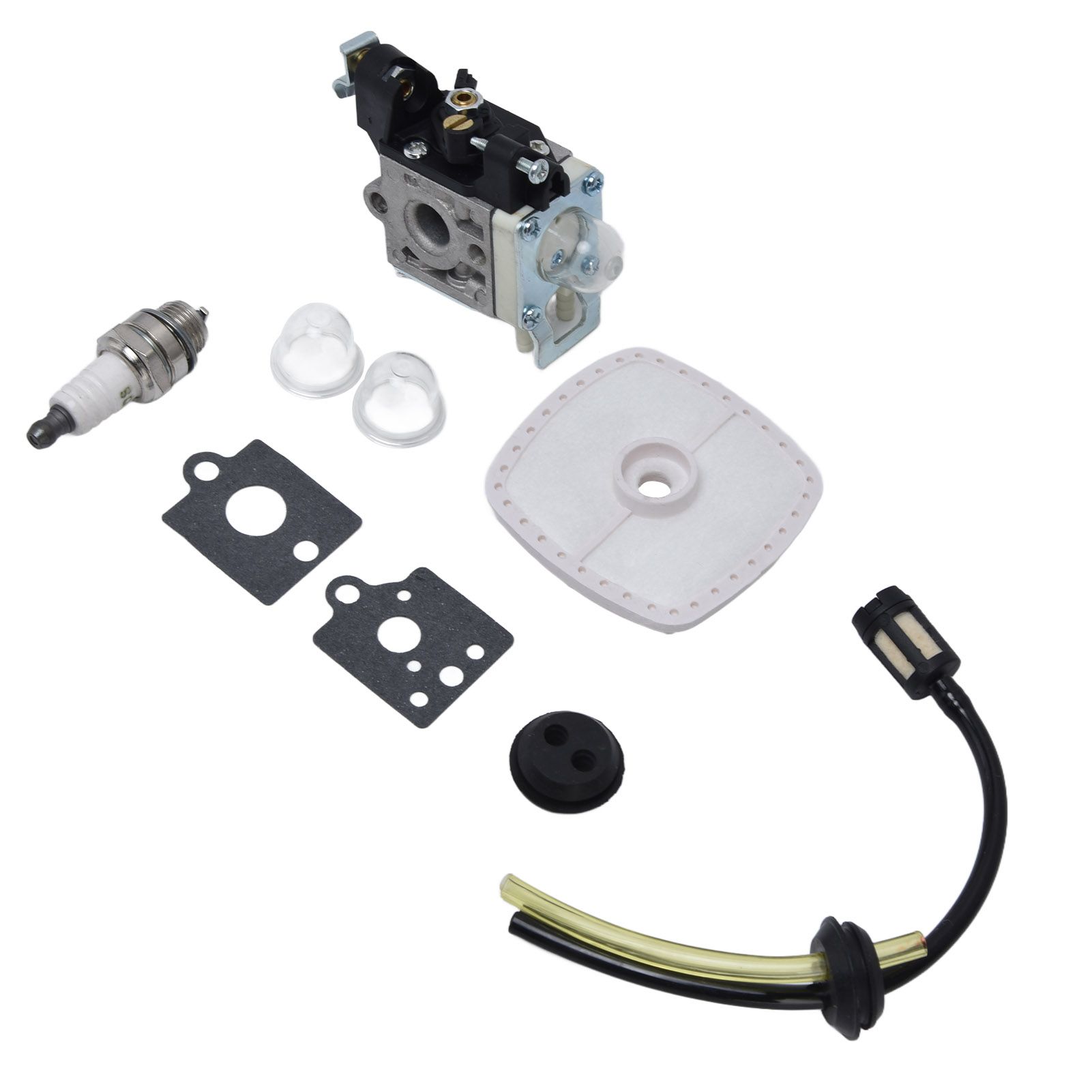 Lawn Mower Carburetor Replacement Carburetor Primer Bulb Fuel Filter Kit for view 4