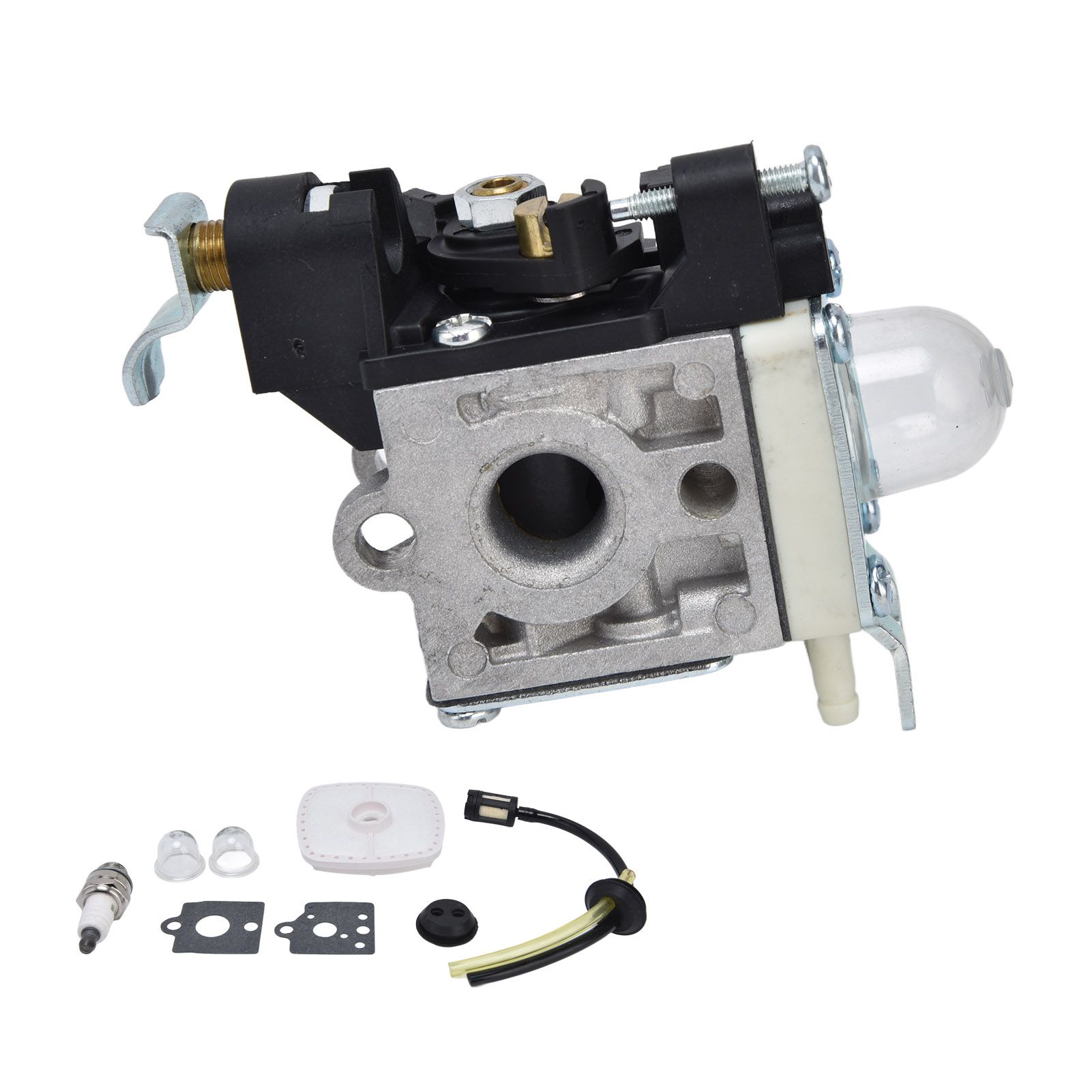 Lawn Mower Carburetor Replacement Carburetor Primer Bulb Fuel Filter Kit for view 5