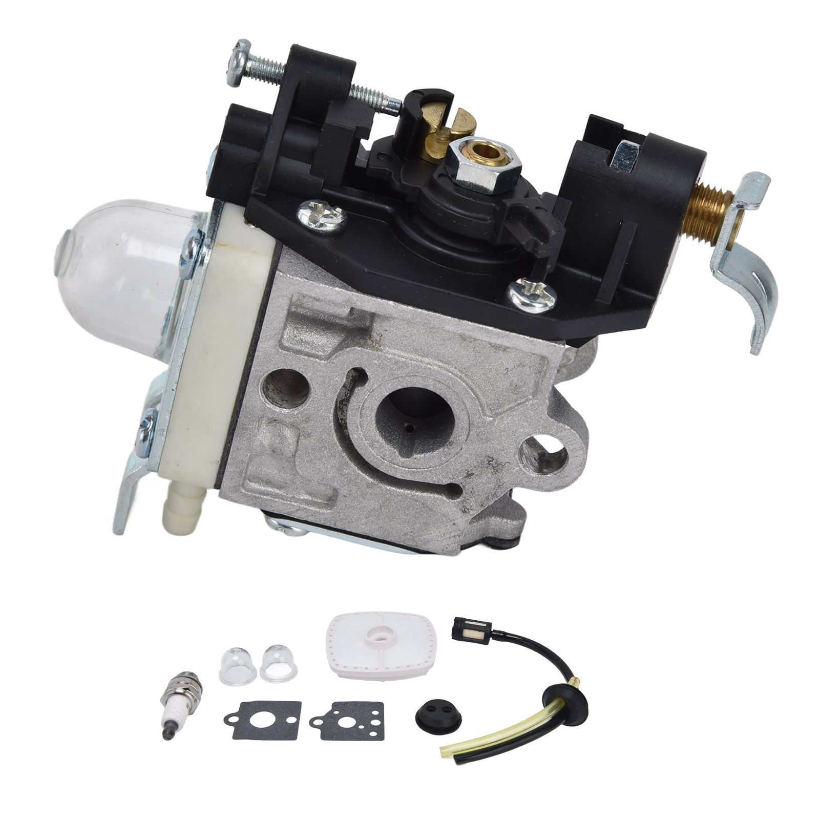 Lawn Mower Carburetor Replacement Carburetor Primer Bulb Fuel Filter Kit for view 8