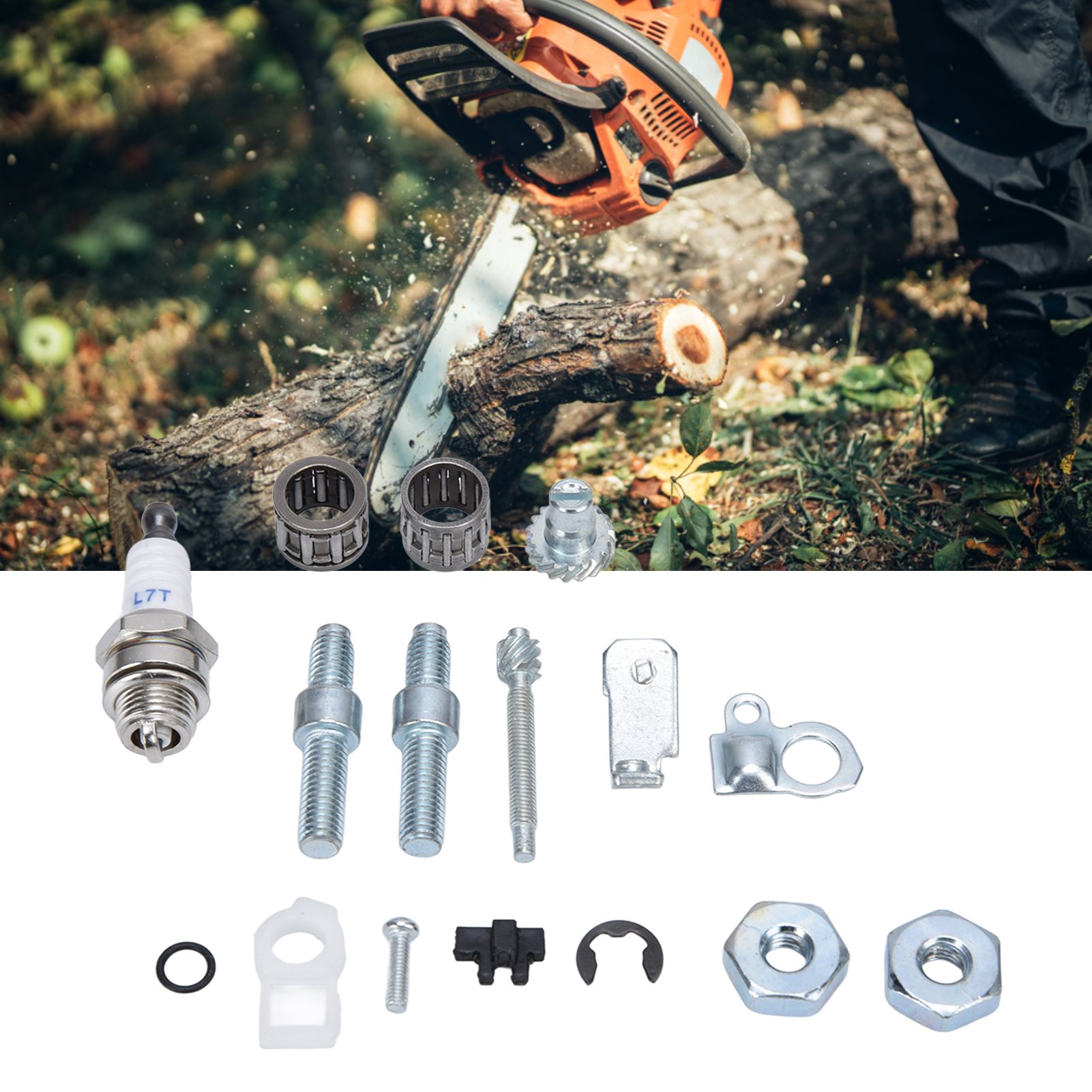 Chain Adjuster Tensioner Adjuster Bar Studs Kit for Stihl 066 MS 660 Replace view 12