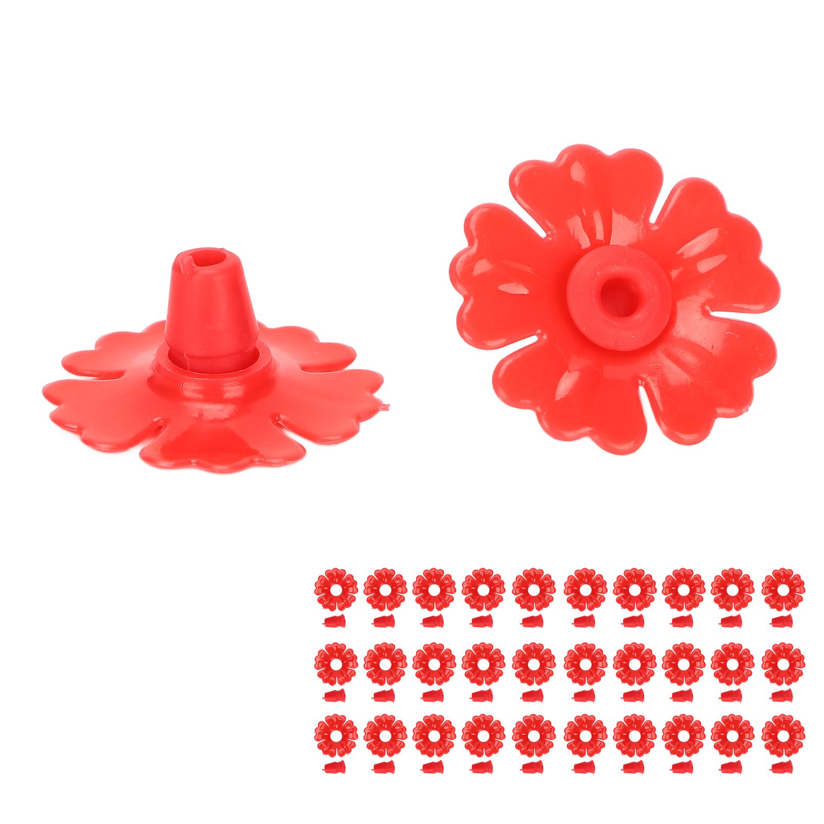 30 Set Hummingbird Feeder Flowers Hanging Bird Feeding Ports Replacement Parts view 8