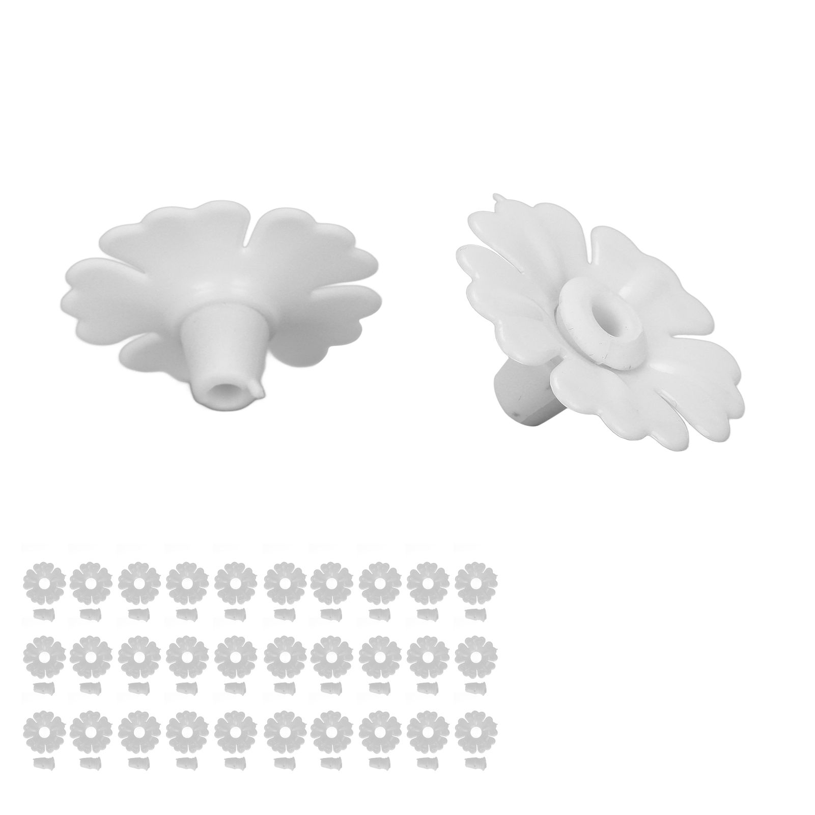 30 Set Hummingbird Feeder Flowers Hanging Bird Feeding Ports Replacement Parts view 2